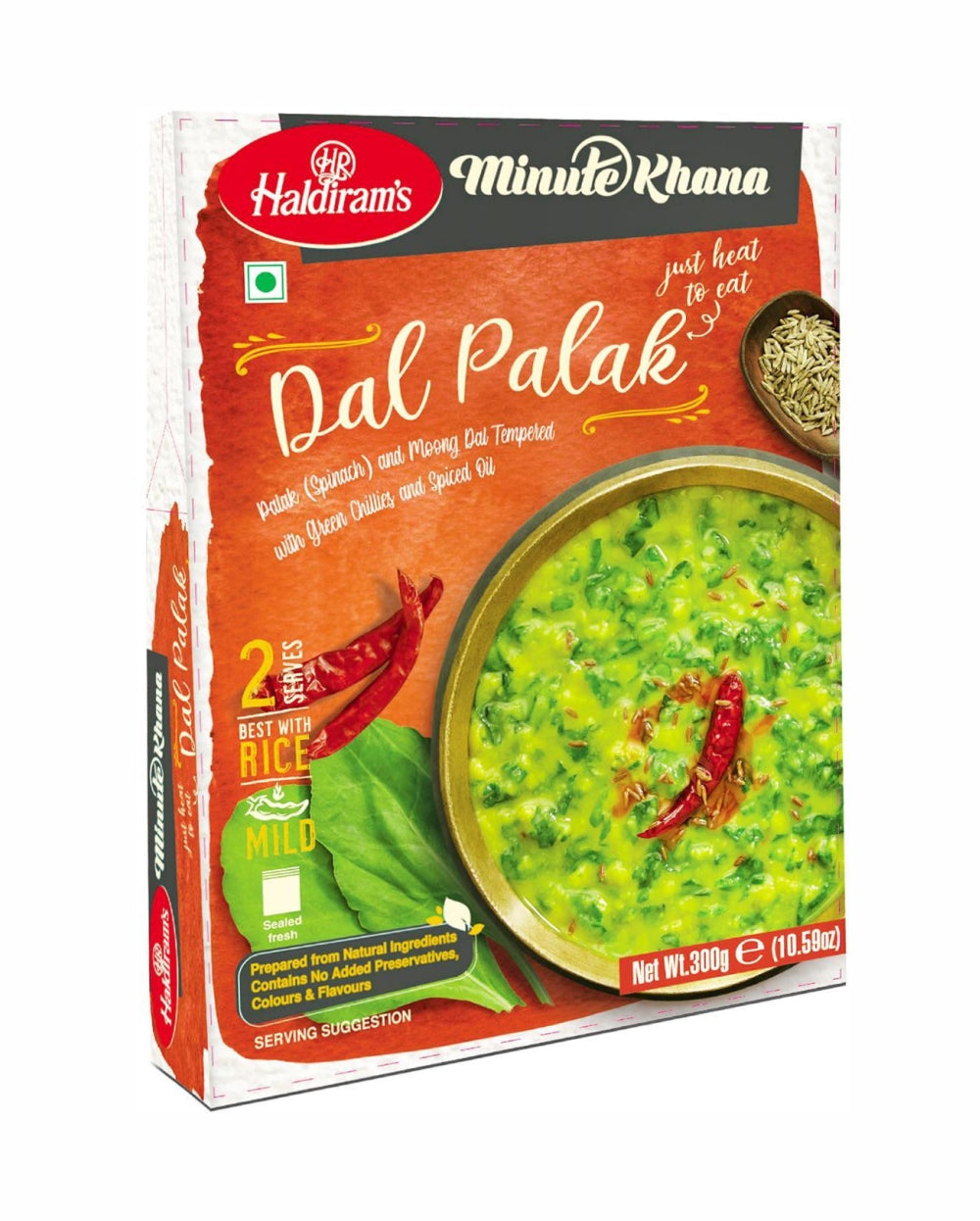 Haldiram's Ready Meal Dal Palak 300gm