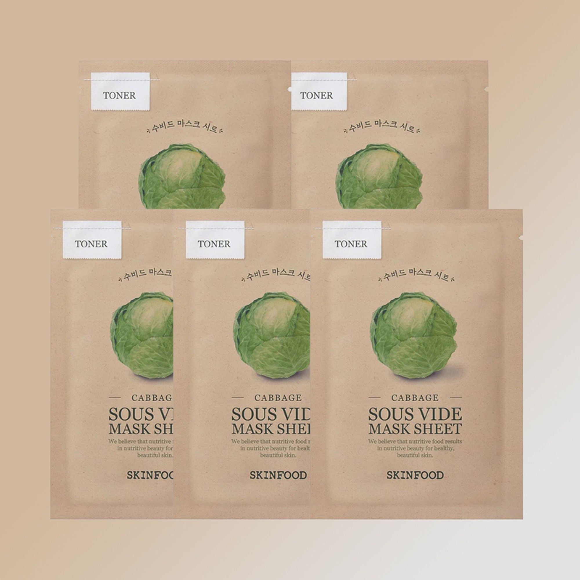 Skinfood Sous Vide Mask Sheet - Cabbage