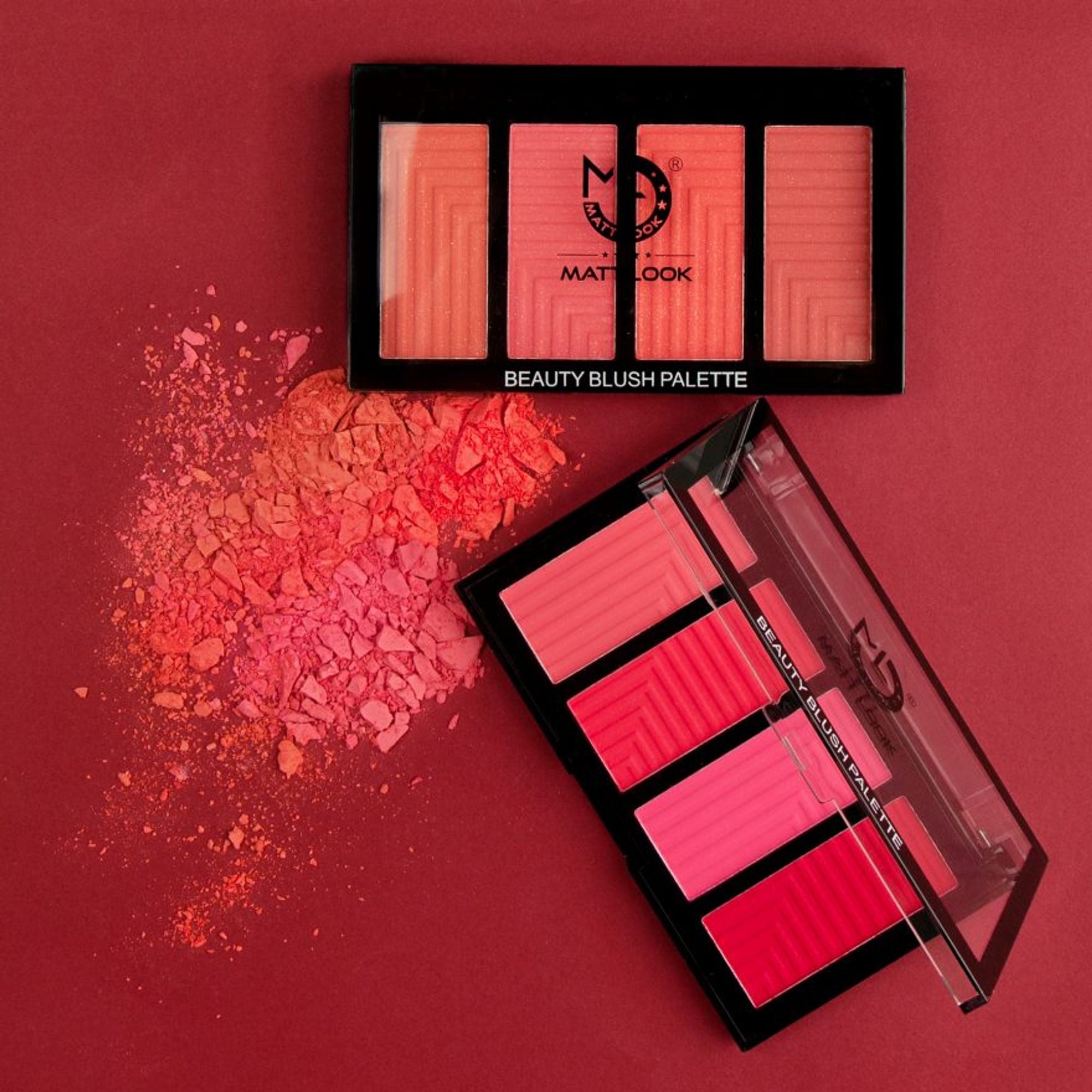 Matt Look Beauty Blush Palette - 03