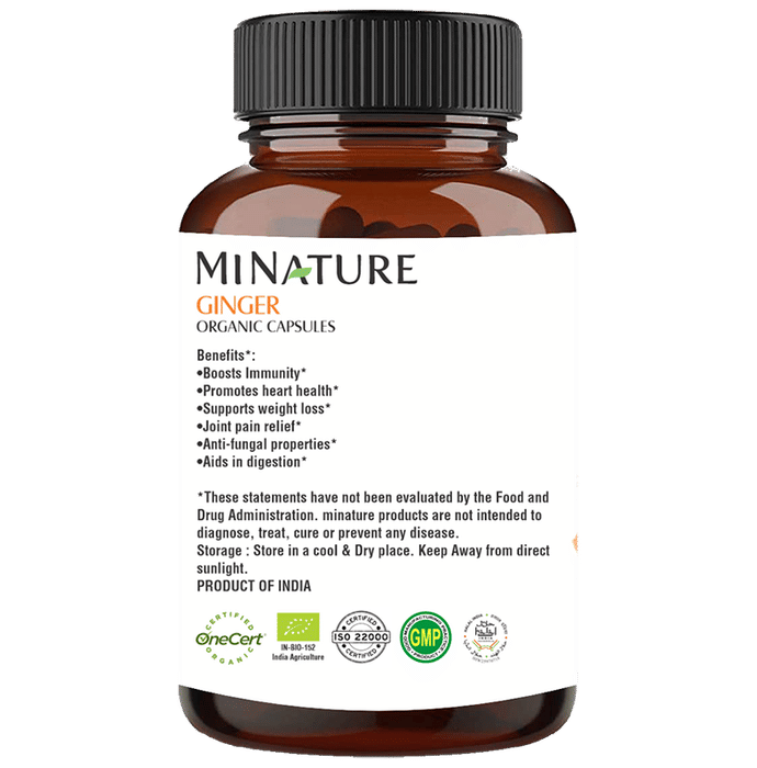 Minature Ginger Organic Capsules