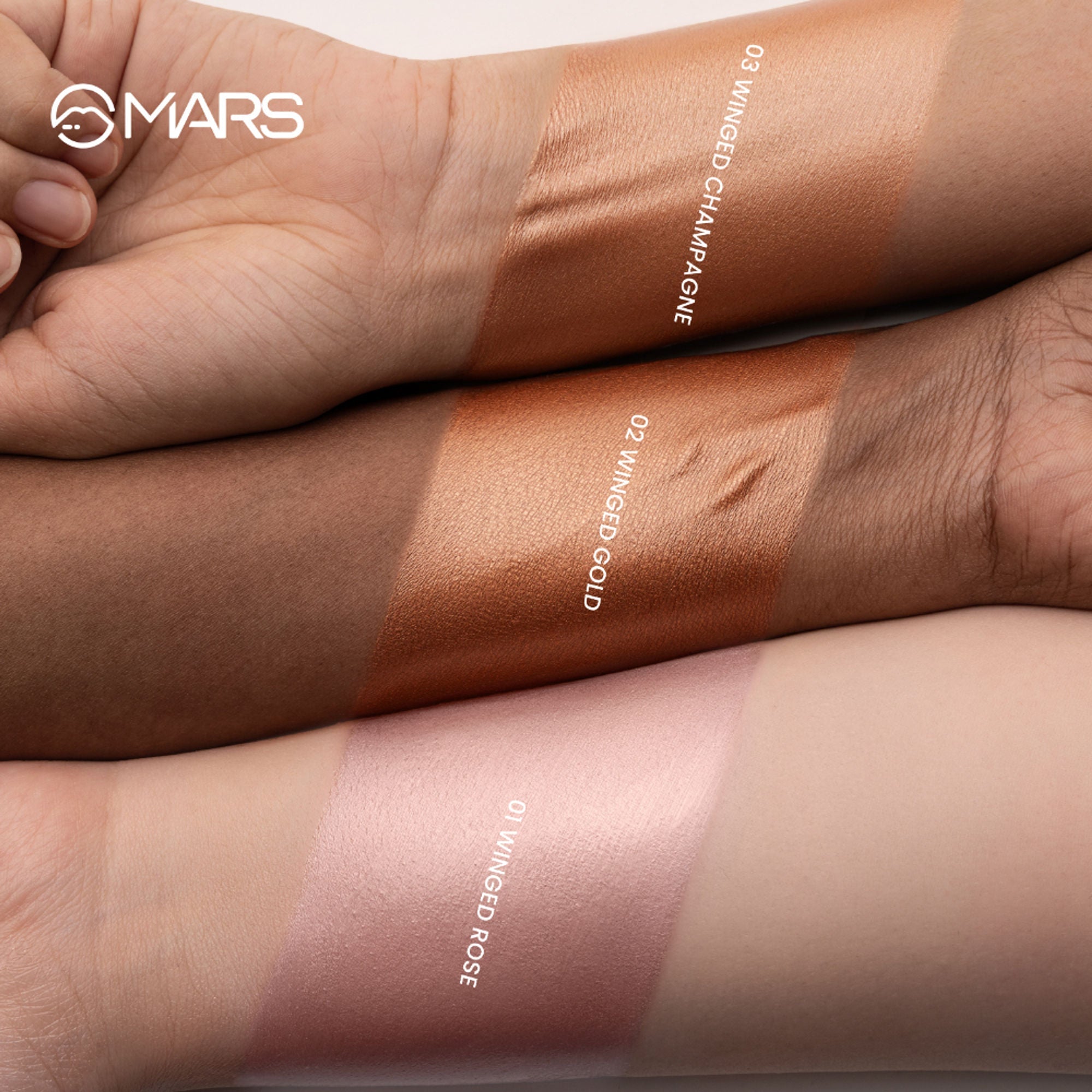 MARS Cosmetics Glow Fly Liquid Highlighter - 01-Winged Rose