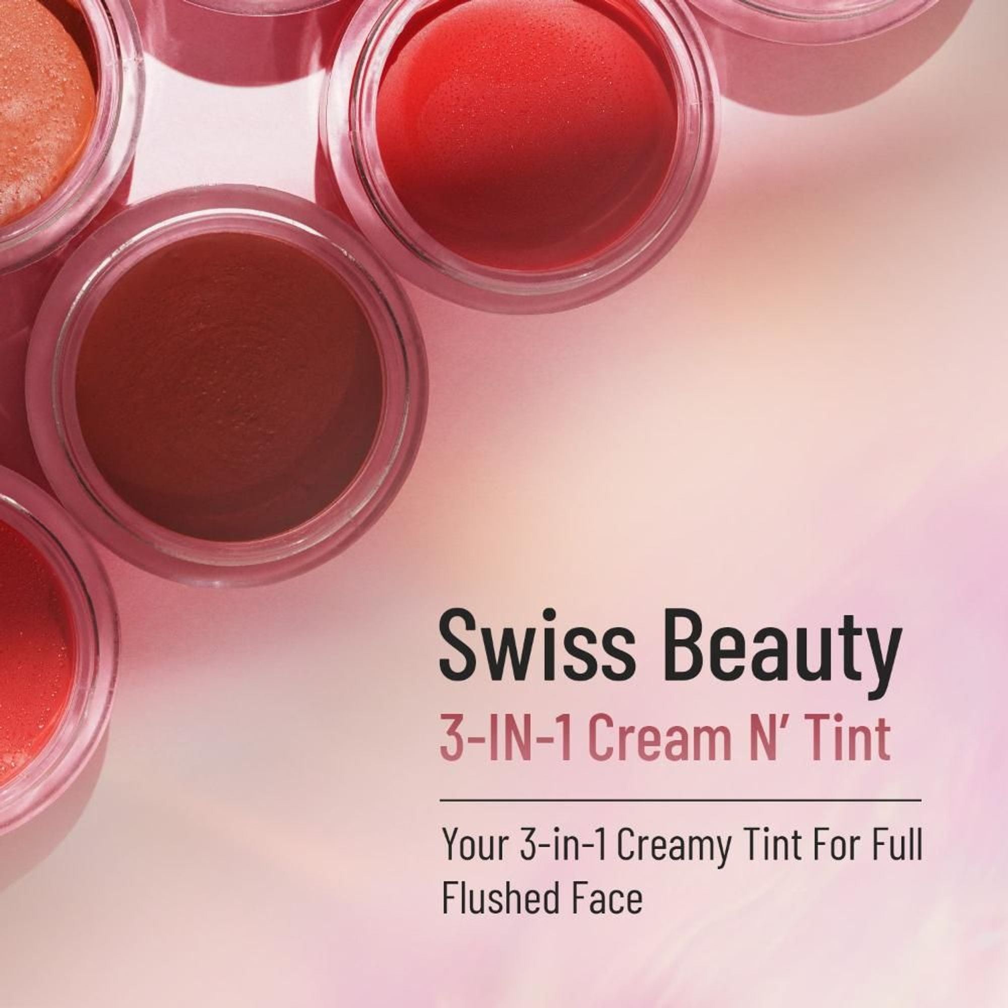 Swiss Beauty Lip & Cheek Cream - Coral Candy