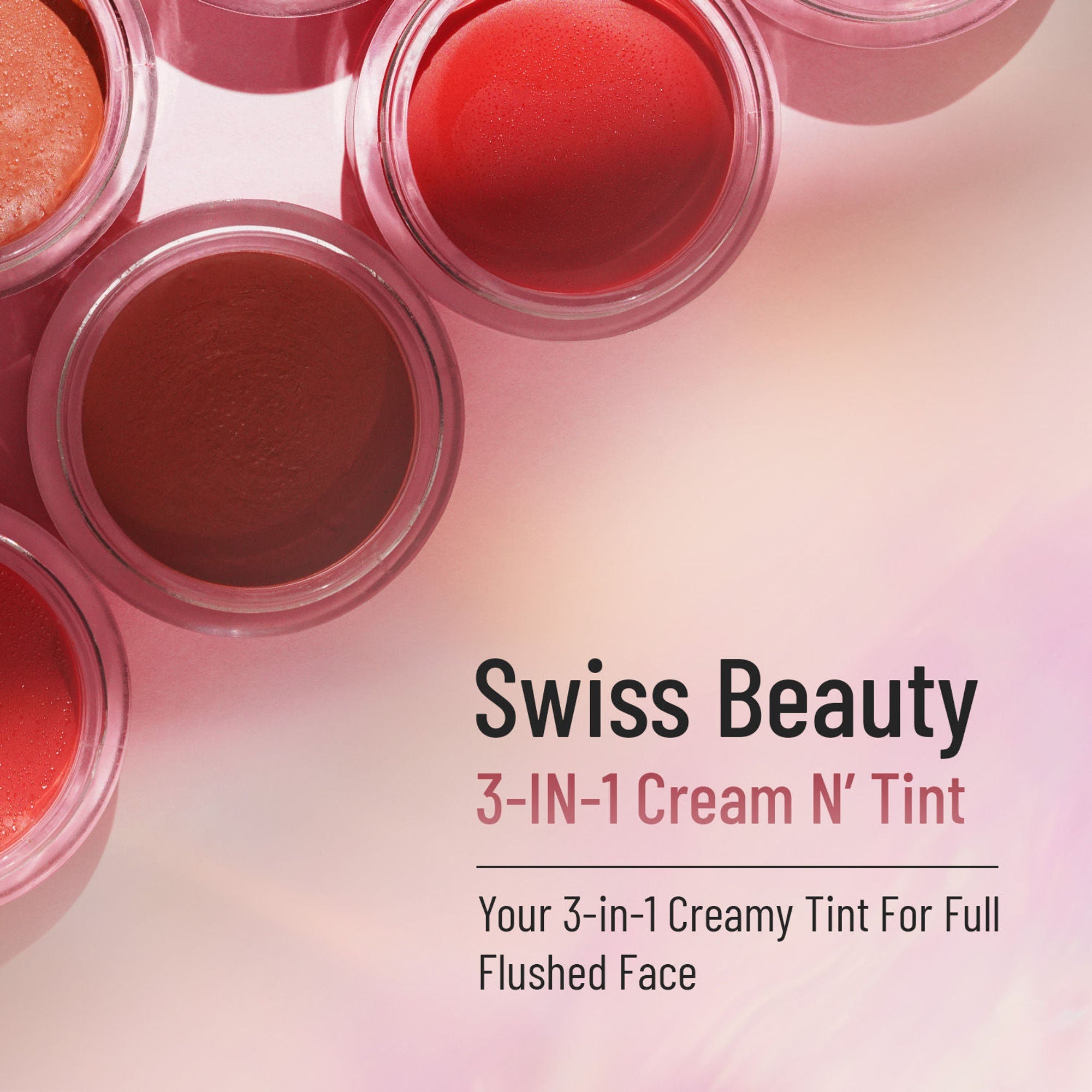 Swiss Beauty Lip & Cheek Cream - Strawberry Sizzle