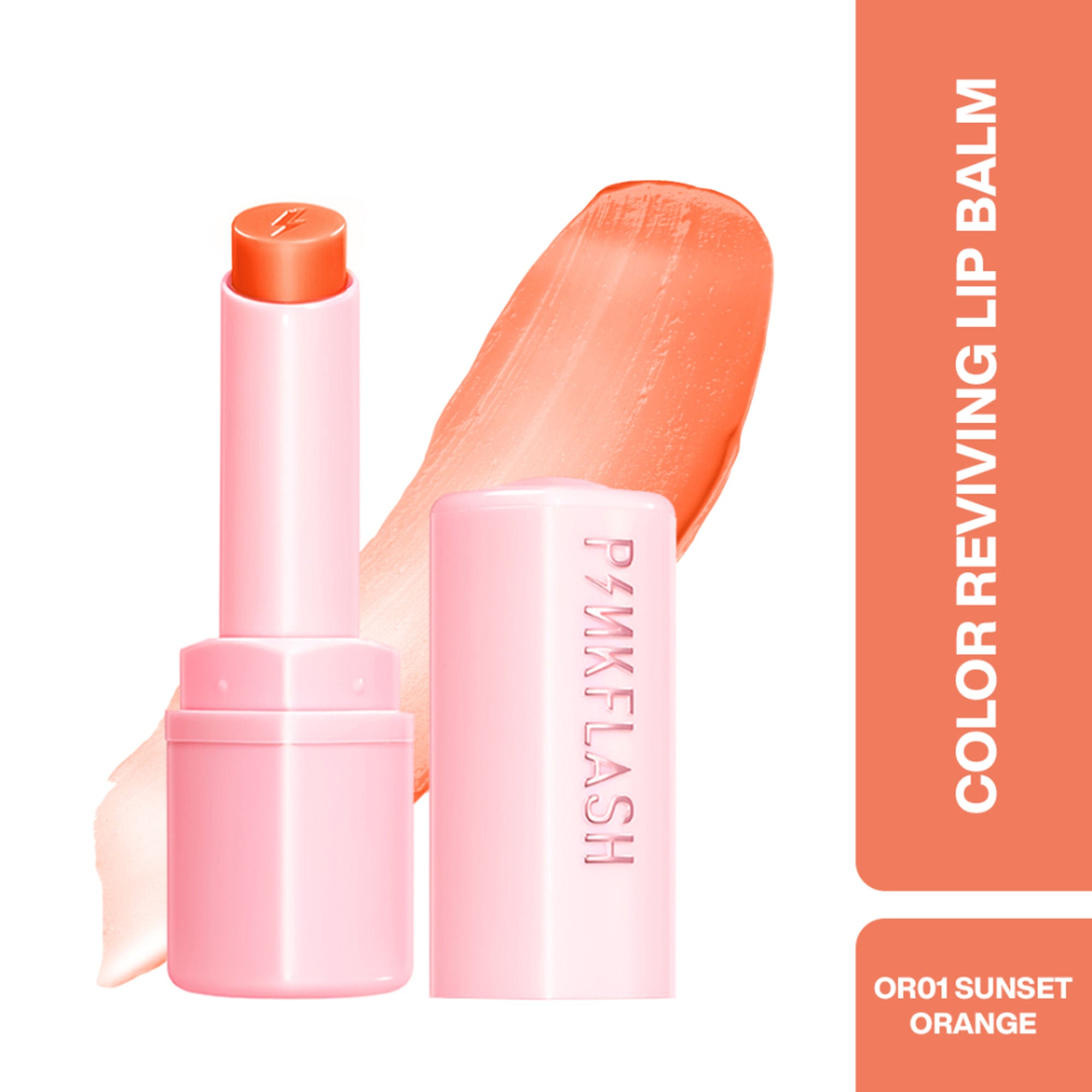 PINKFLASH Color Reviving Lip Balm - Or01 Sunset Orange