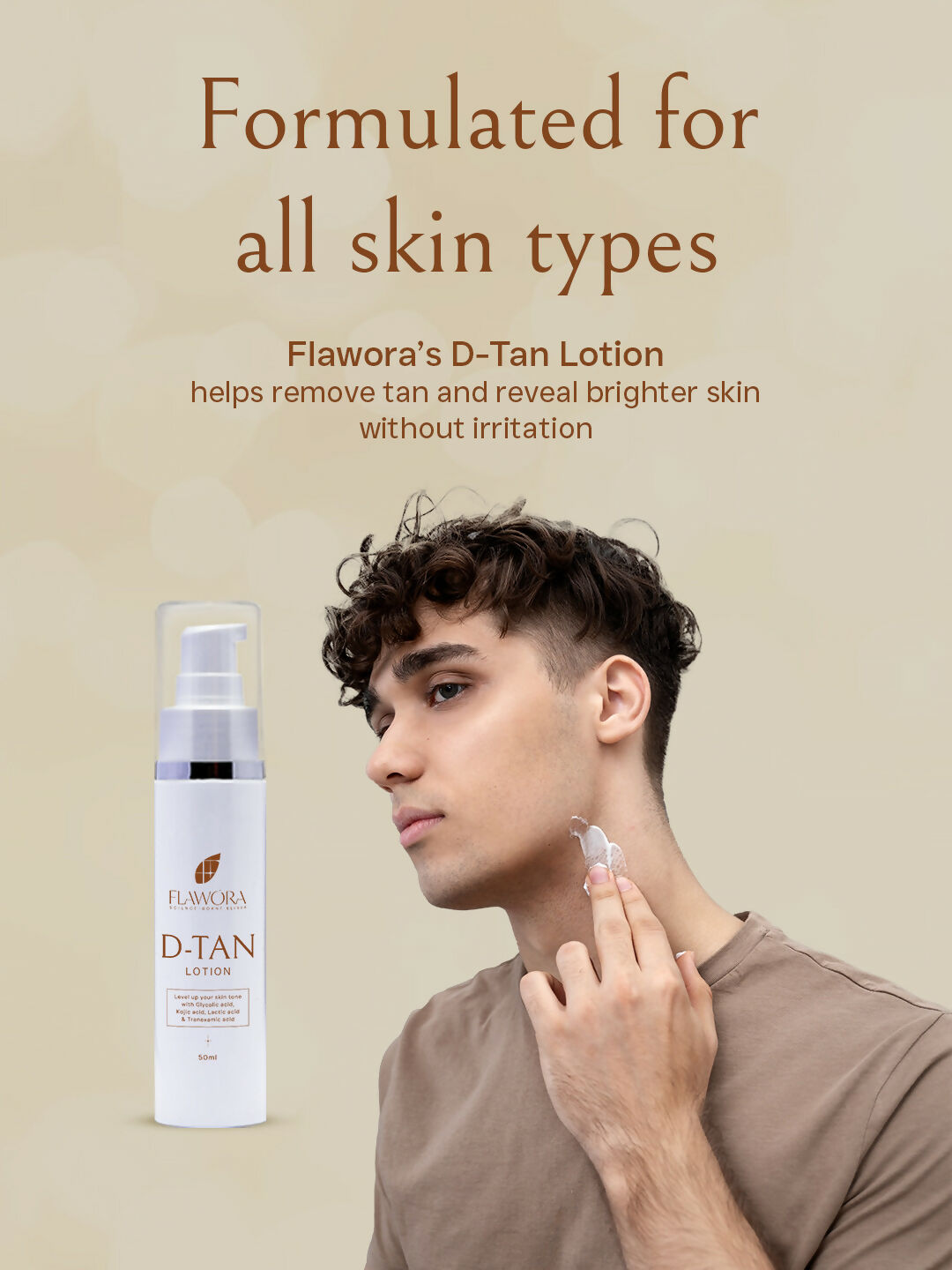 Flawora D-Tan Lotion