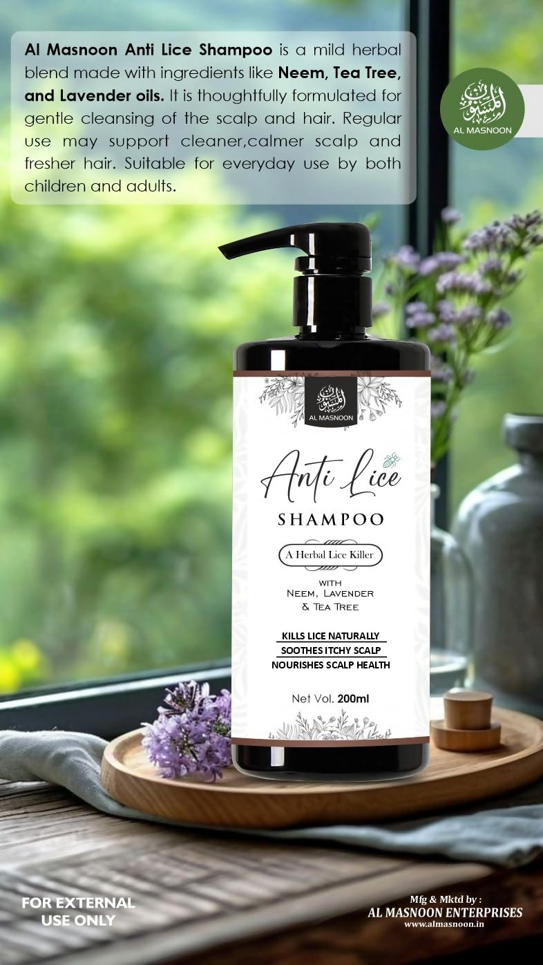 Al Masnoon Anti-Lice Hair Oil & Shampoo