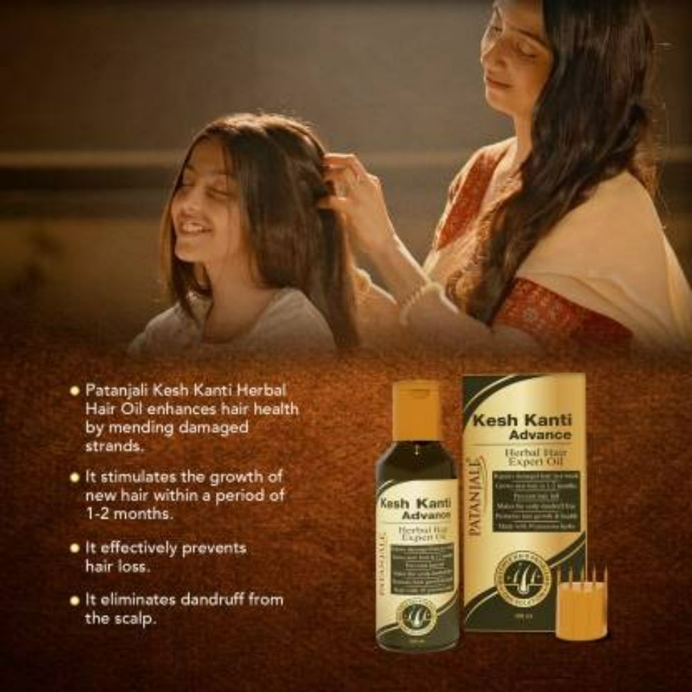 Patanjali Kesh Kanti Herbal Hair Expert Oil (100 ml)