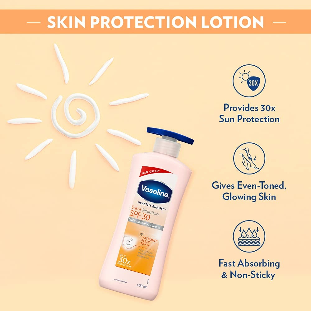 Vaseline Healthy Bright Sun + Pollution Protection Lotion