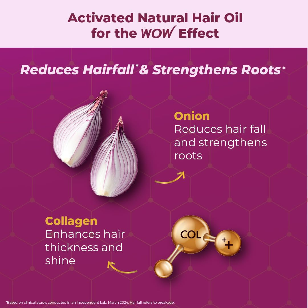 Wow Skin Science Onion Black Seed Hair Oil