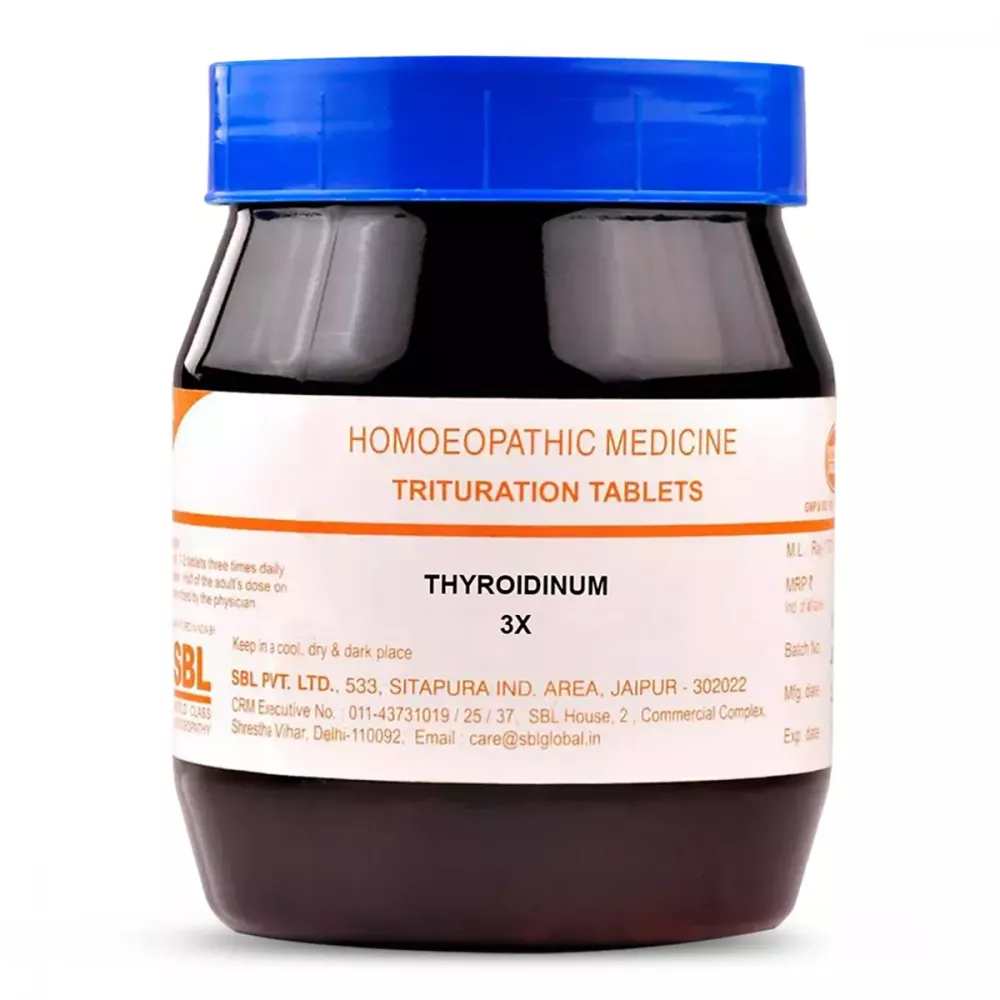 SBL Homeopathy Thyroidinum Trituration Tablets