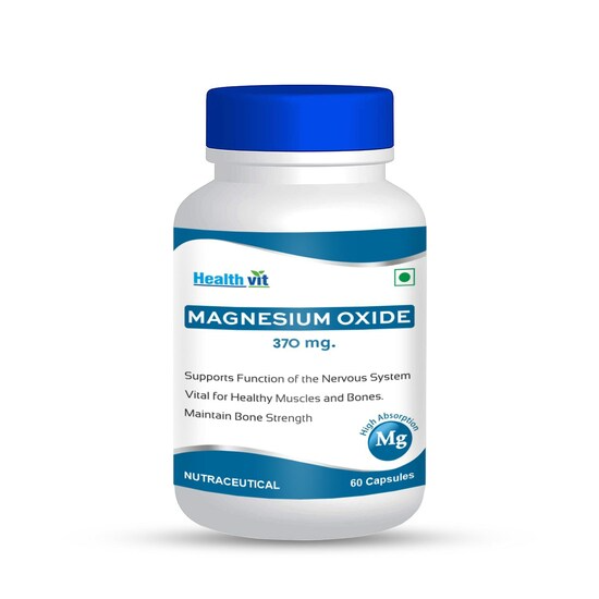 Healthvit Magnesium Oxide 370mg Capsules