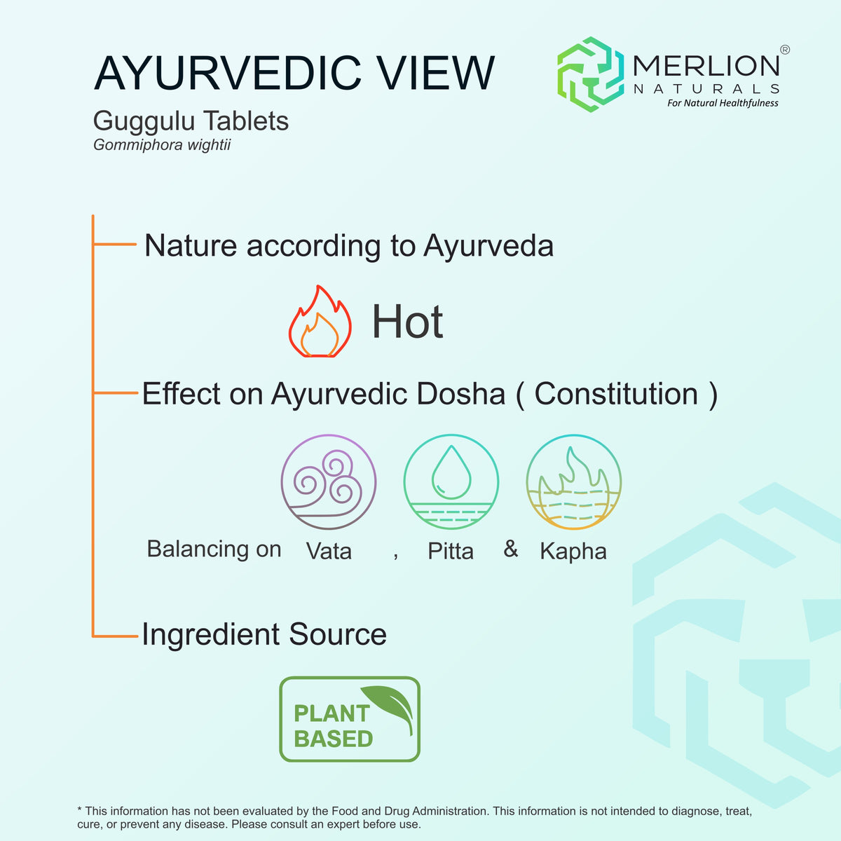 Merlion Naturals Guggulu 500mg Tablets