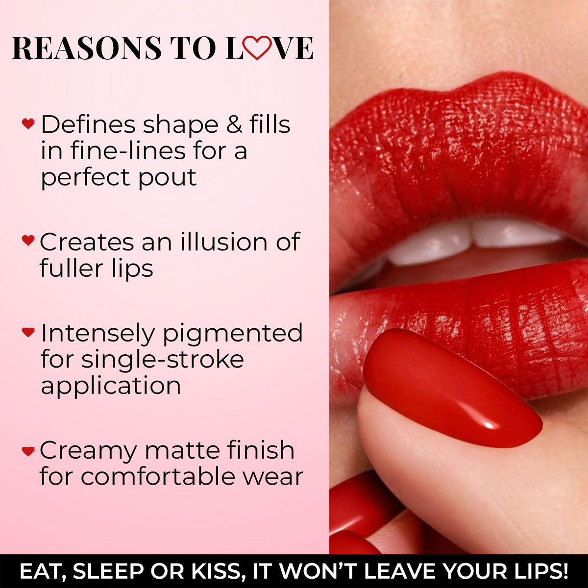 Just Herbs Fill & Define Lip Liner - Fiery Pink