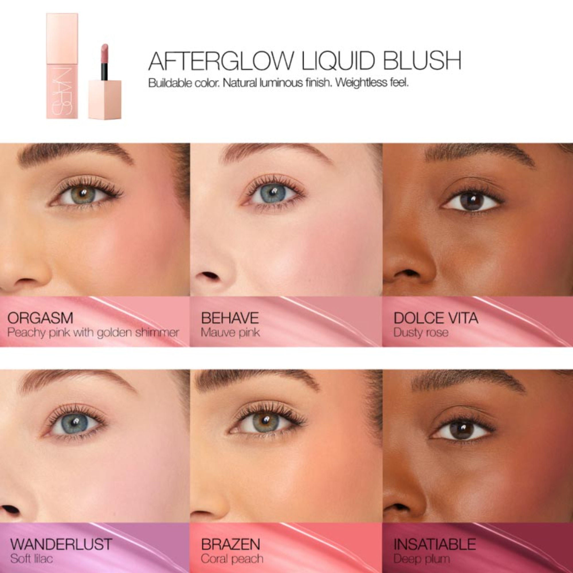 NARS Afterglow Liquid Blush - Behave