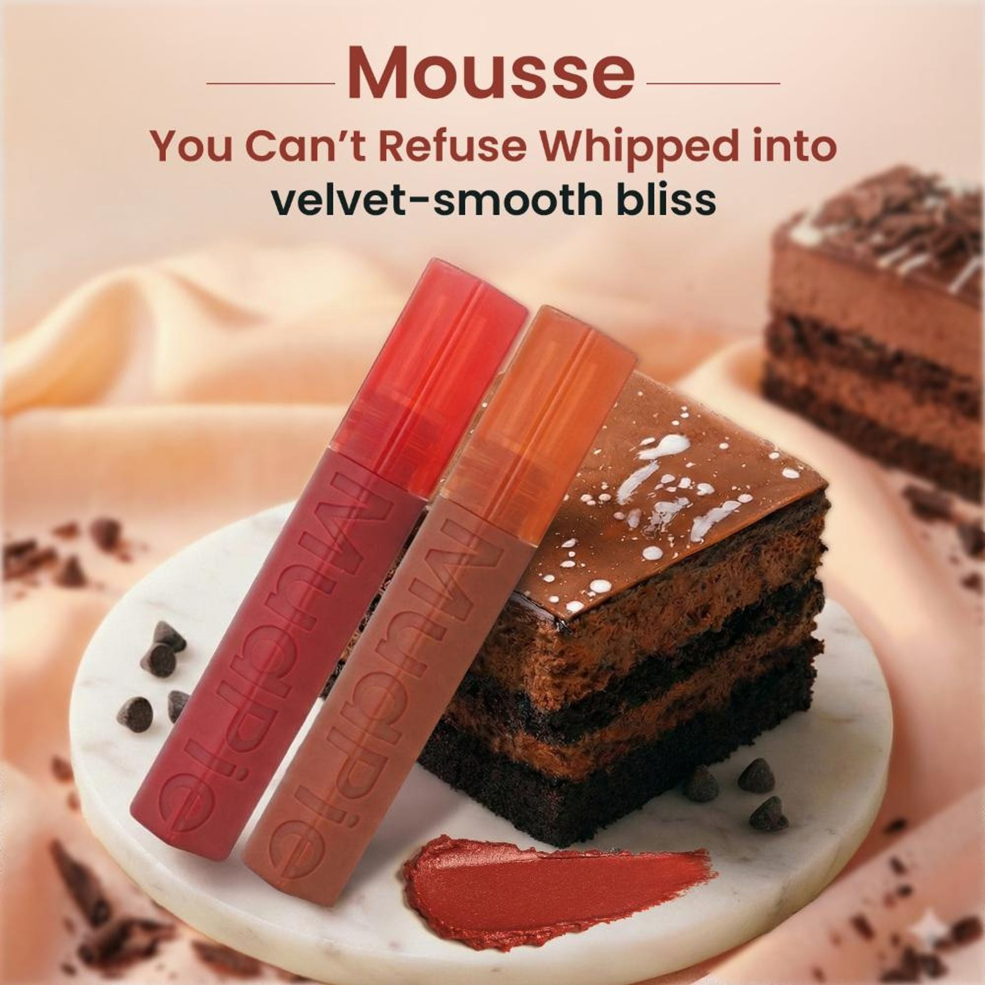 Swiss Beauty MudPie Lipstick With Velvet Matte Finish - 3 Nude Pie