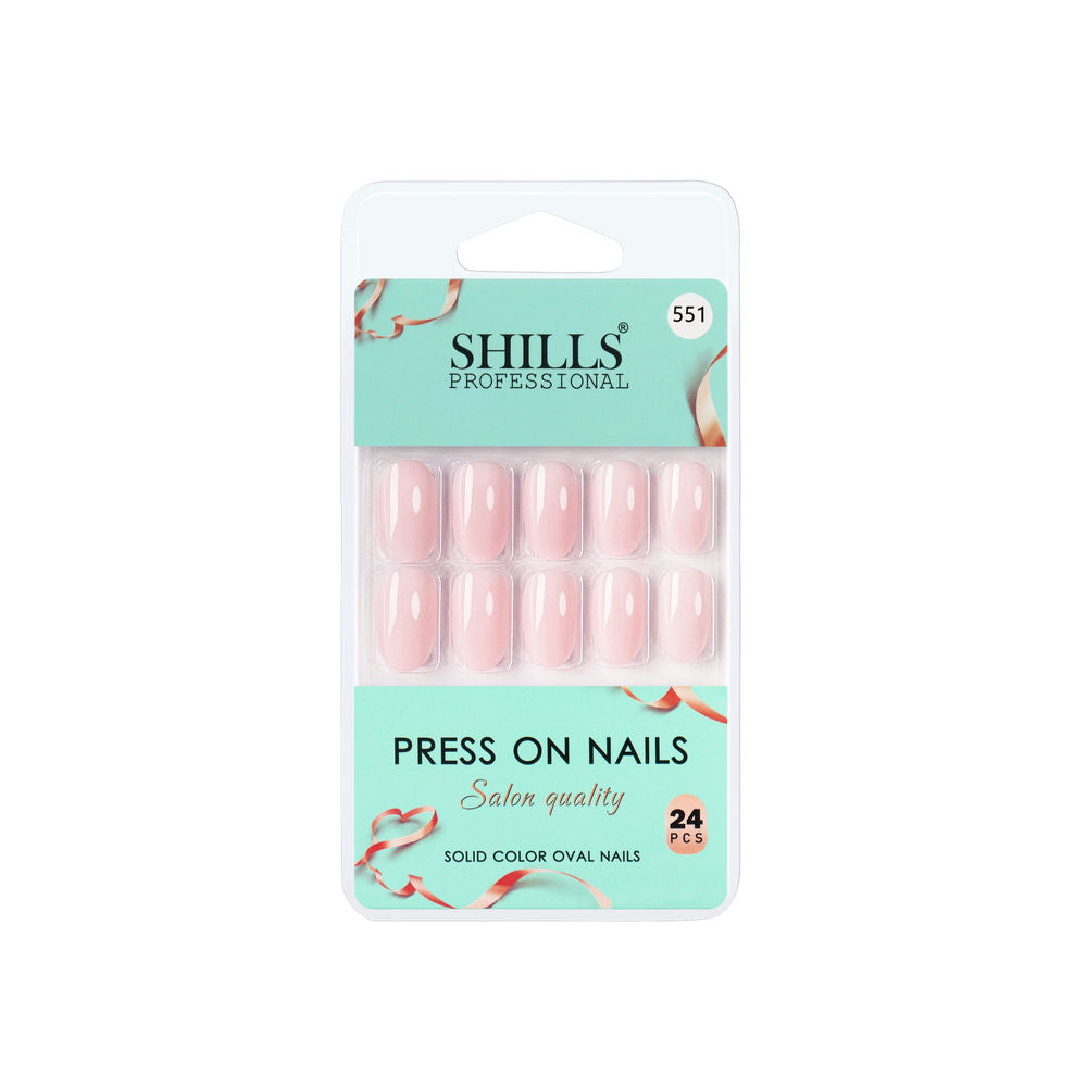 Shills Professional Reusable Press On Nails Oval - SPN551