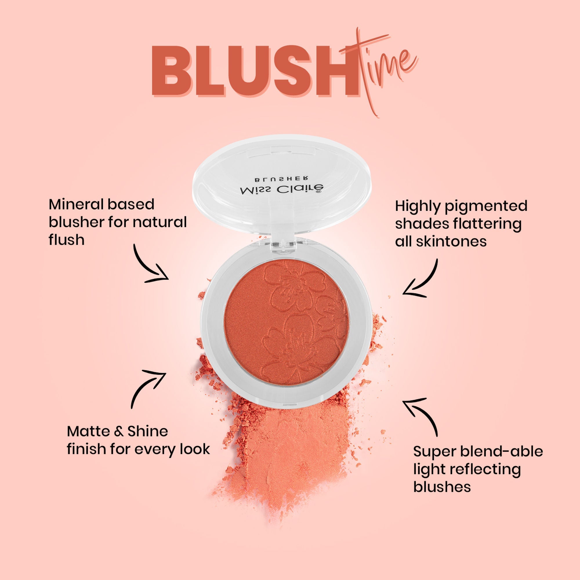 Miss Claire Round Blusher - 8