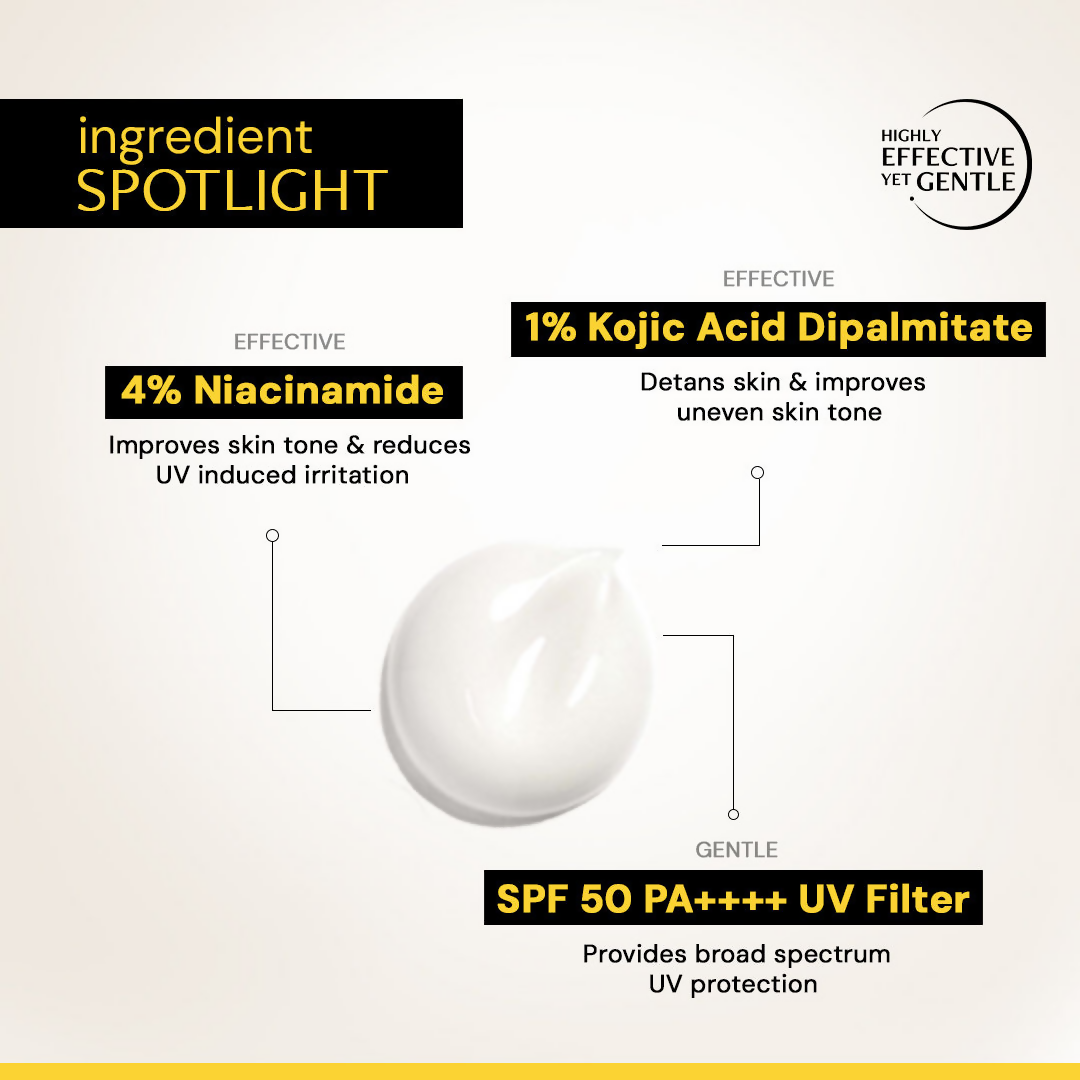 Deconstruct Detan Sunscreen Body Lotion, SPF 50 PA++++, Brightens & Protects