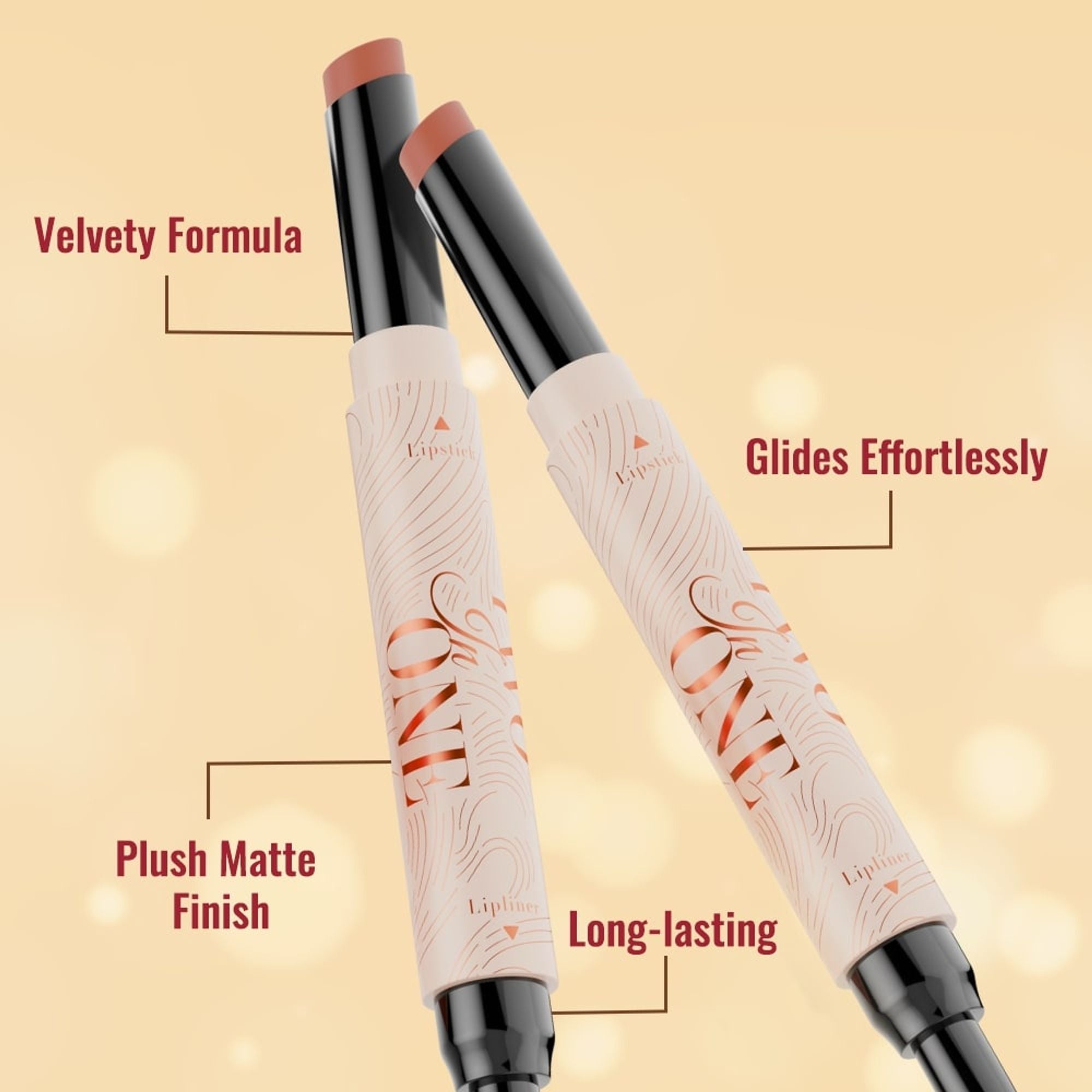 Character Two In One - Lipstick & Lipliner - Cto206