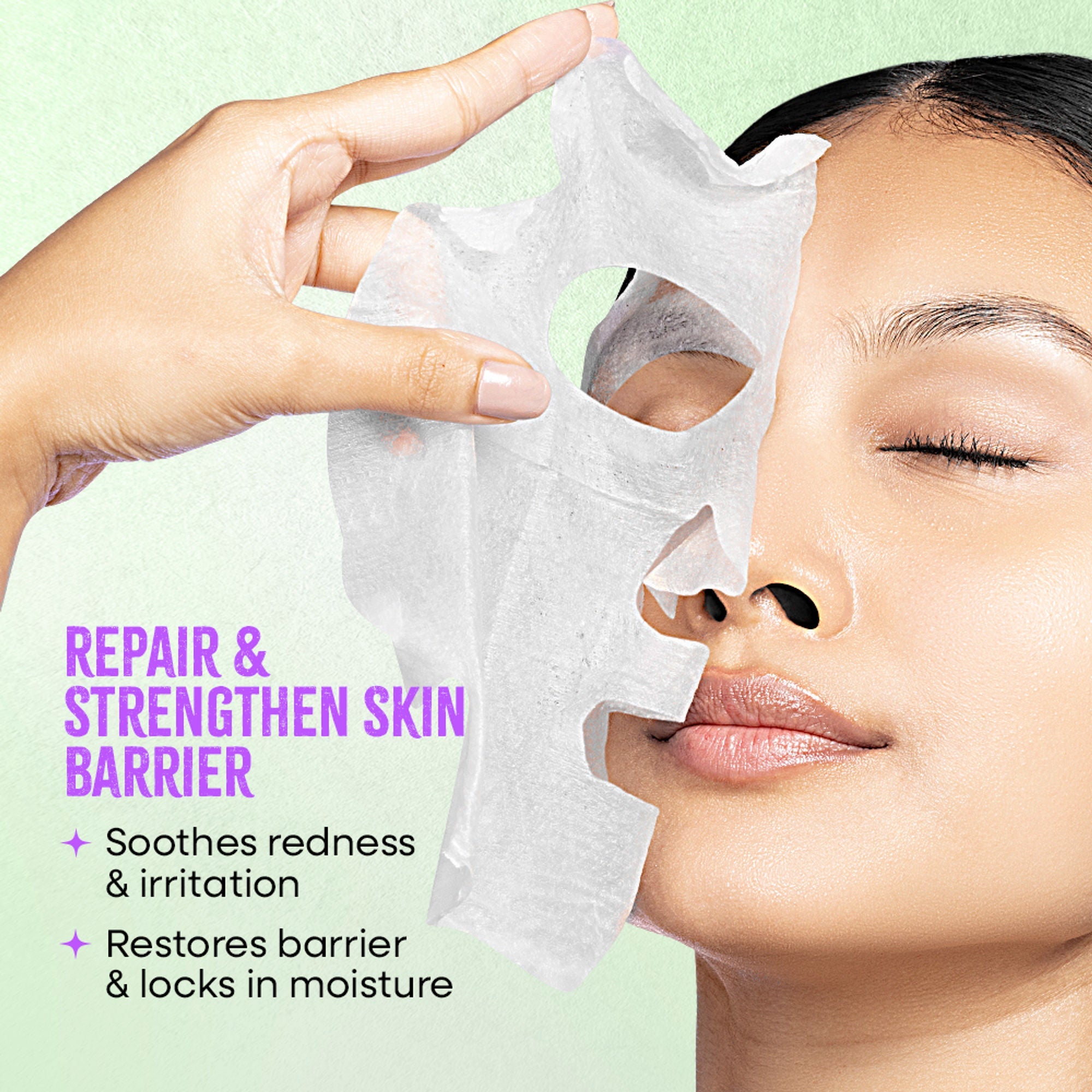 Nykaa Naturals Korean Sheet Mask With Cica & Ceramide For Barrier Repair & Deep Hydration Boost