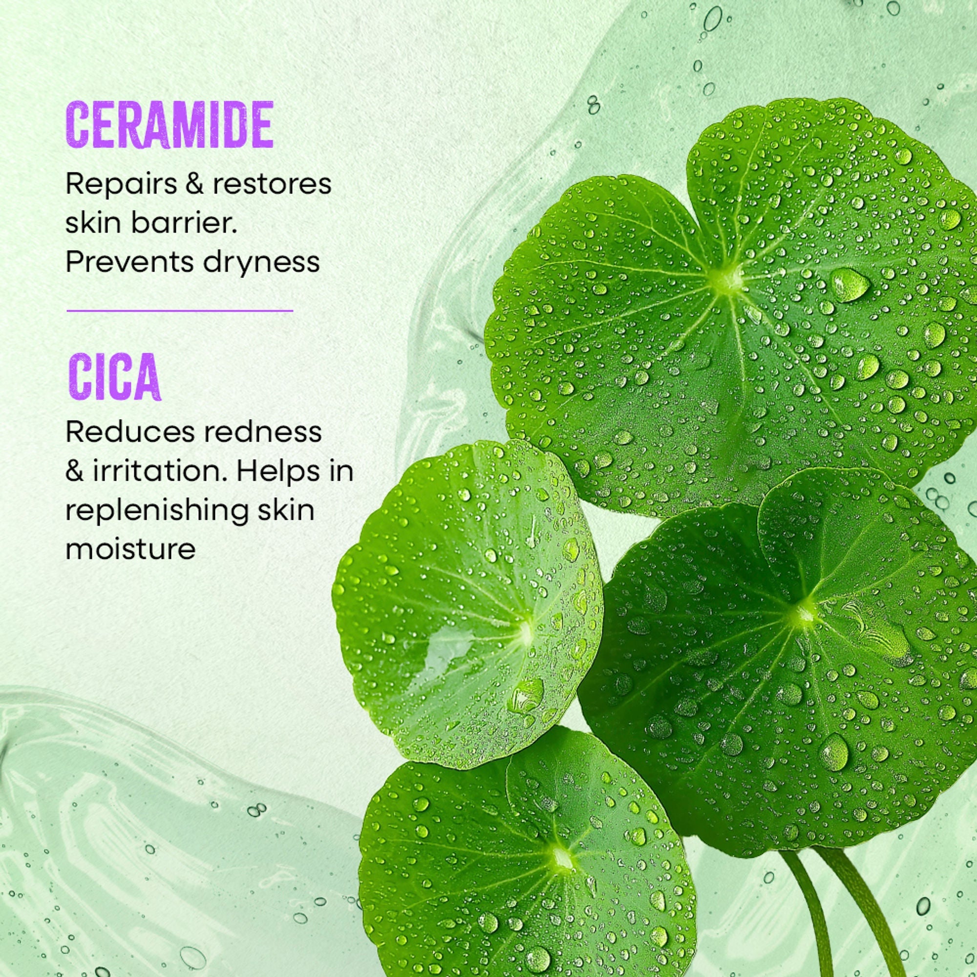 Nykaa Naturals Korean Sheet Mask With Cica & Ceramide For Barrier Repair & Deep Hydration Boost