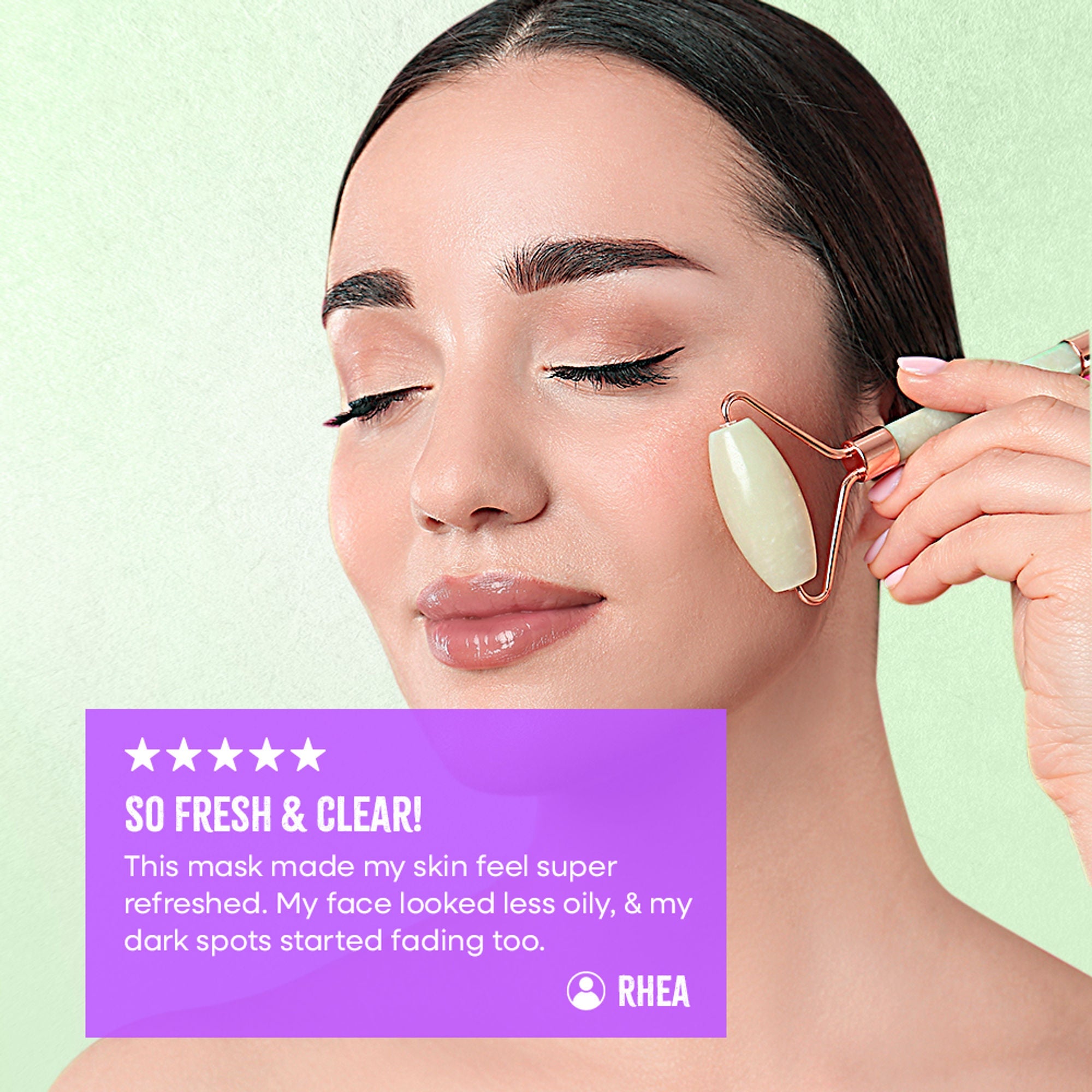 Nykaa Naturals Korean Sheet Mask Green Tea & Niacinamide For Oil Control and Clear Skin