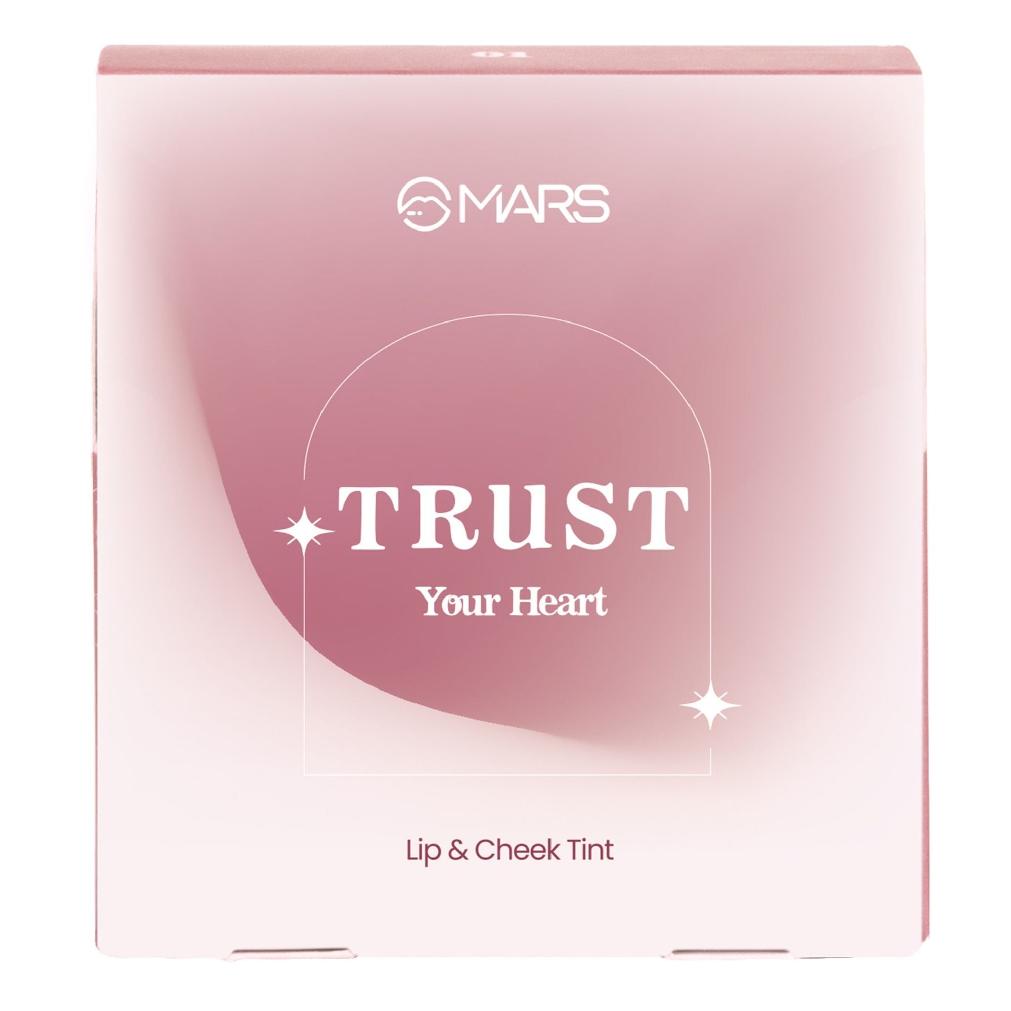 MARS Cosmetics Lip & Cheek Tint for Bold Pop Color - 01-Dusty Rose