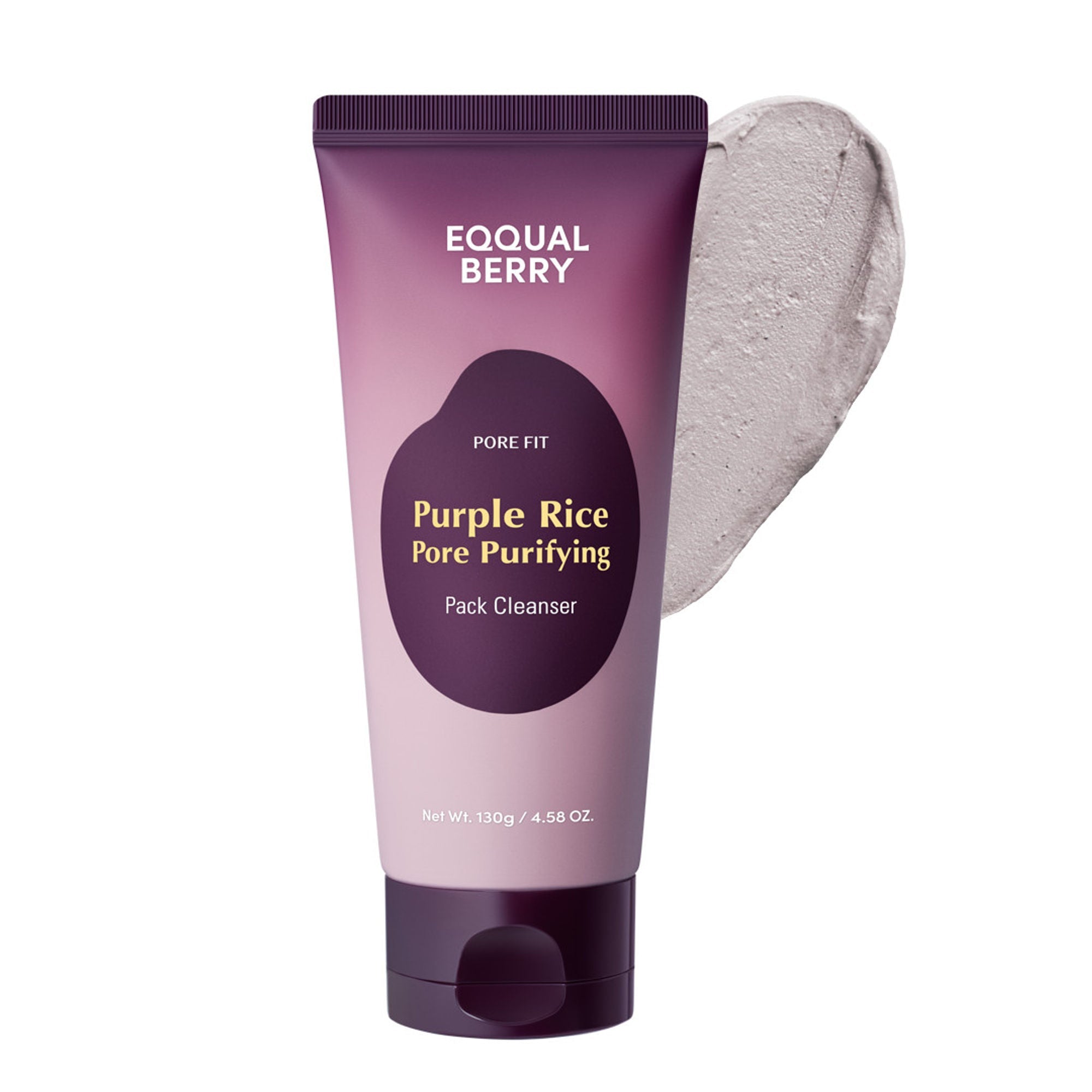 Eqqualberry Purple Rice Pore Purifying Cleanser – Deep Pore Care & Sebum Control