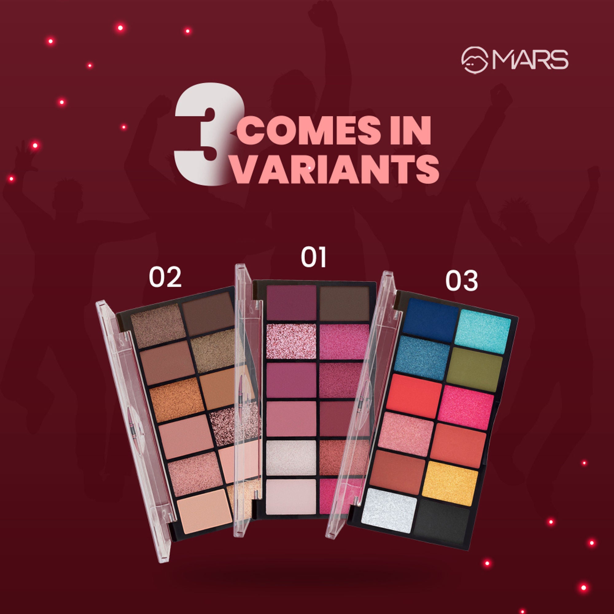 MARS Cosmetics Dance Of Joy Eyeshadow Palette - Shade 03