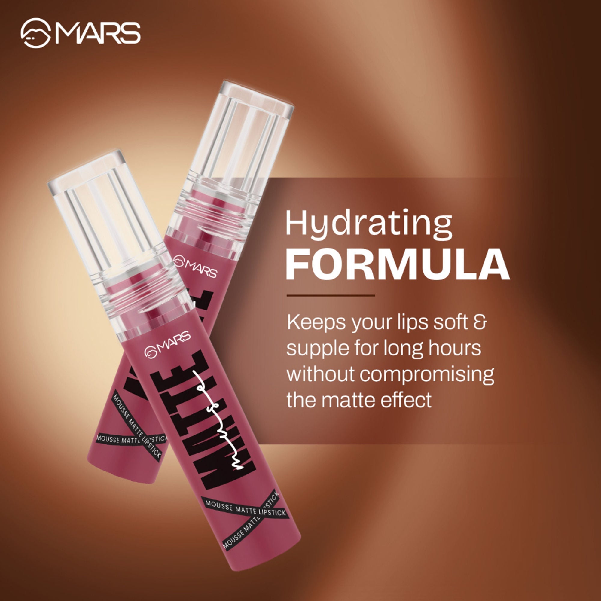 MARS Cosmetics Mousse Matte Lipstick - Love Lady