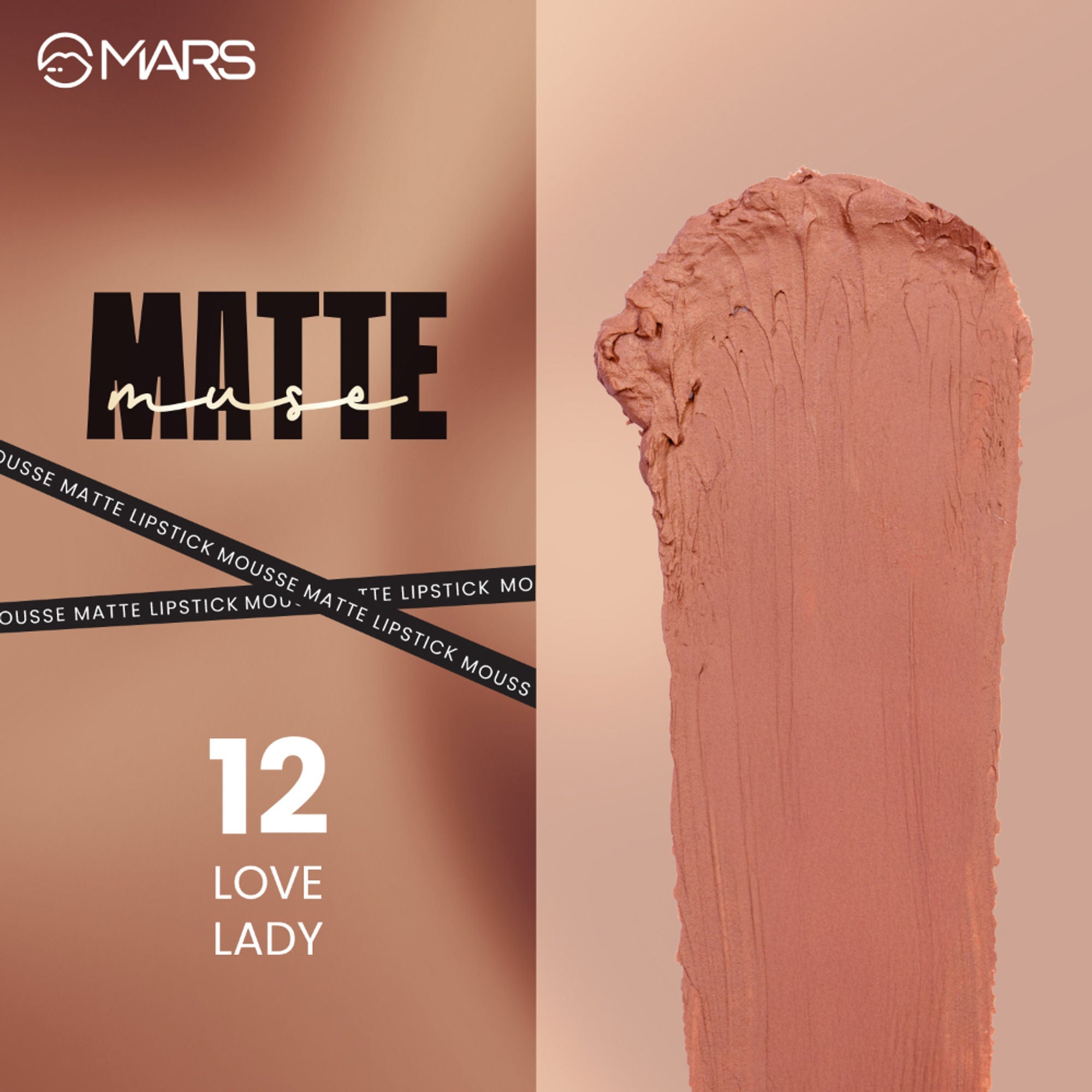 MARS Cosmetics Mousse Matte Lipstick - Love Lady