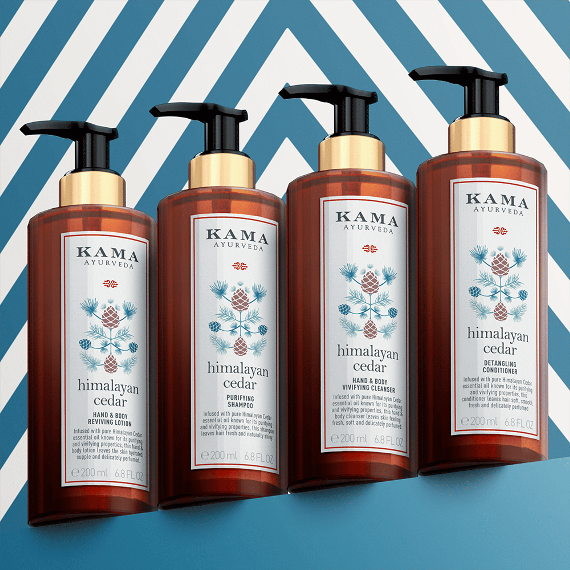 Kama Ayurveda Himalayan Cedar Lightweight & Reviving with Paraben Free Hand And Body Lotion