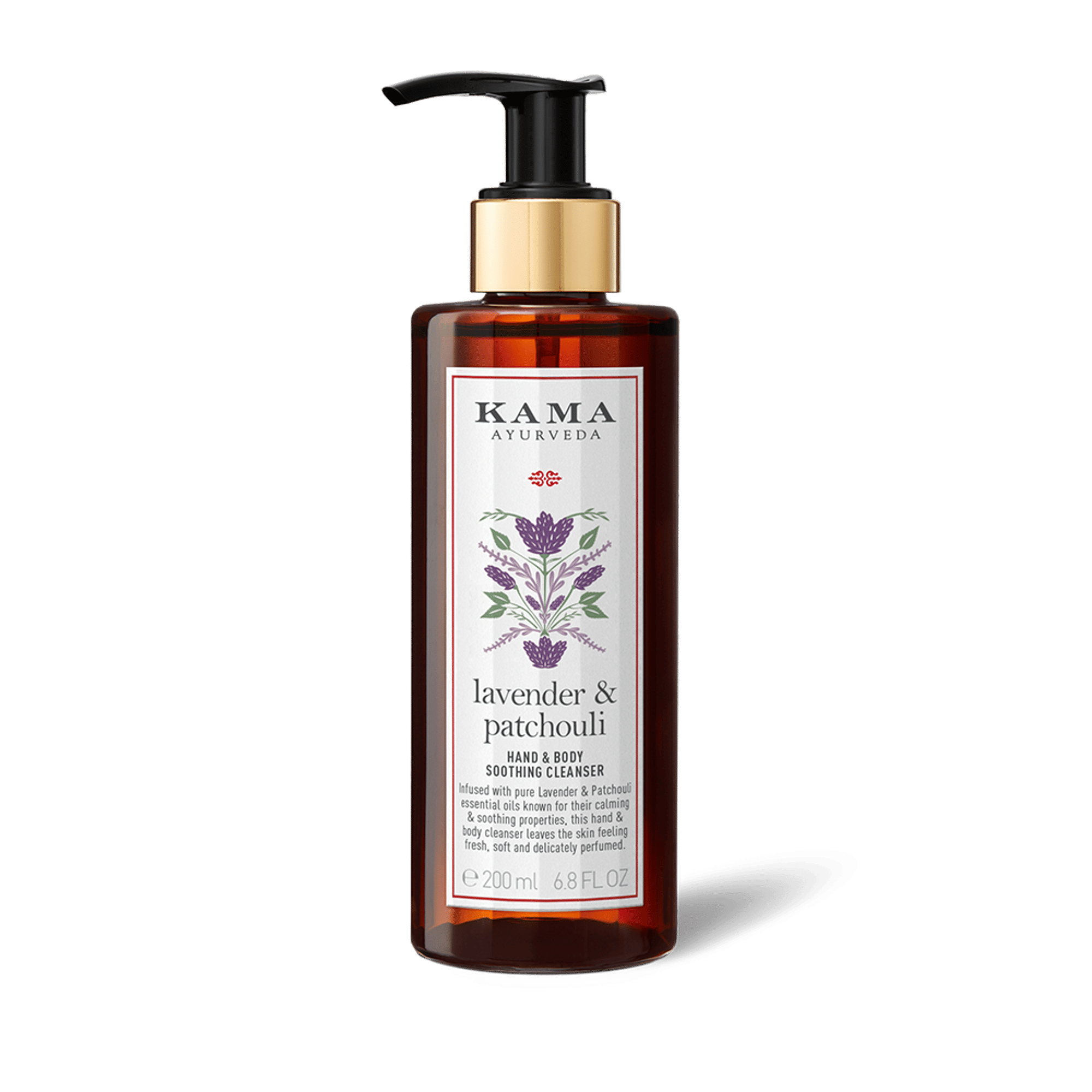 Kama Ayurveda Lavender & Patchouli Calming & Refreshing with Paraben Free Body Cleanser