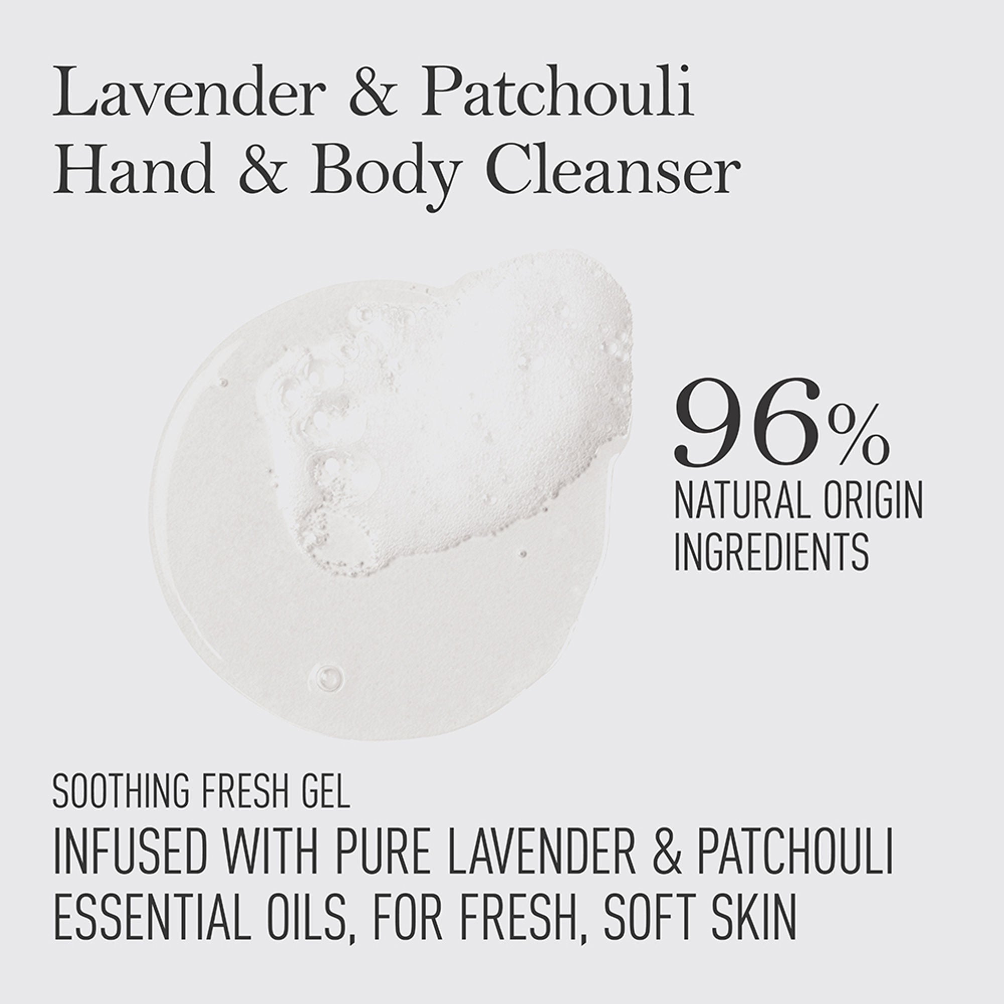 Kama Ayurveda Lavender & Patchouli Calming & Refreshing with Paraben Free Body Cleanser