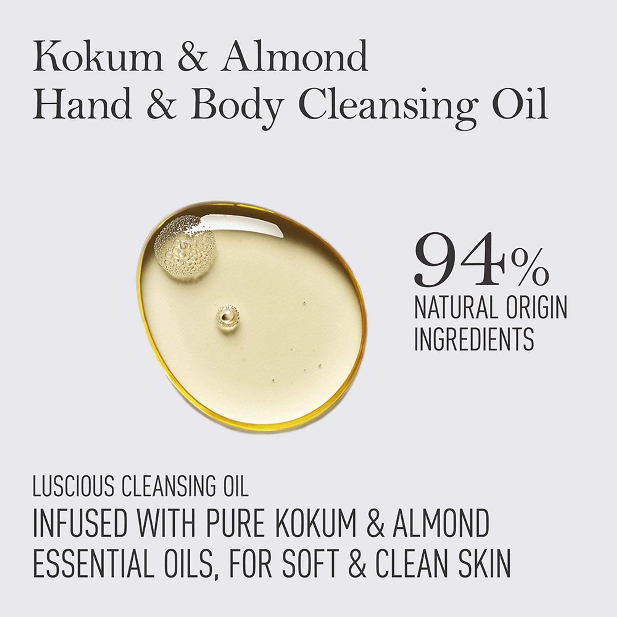 Kama Ayurveda Kokum Almond Nourishing Hand & Body Cleansing Oil with Paraben Free