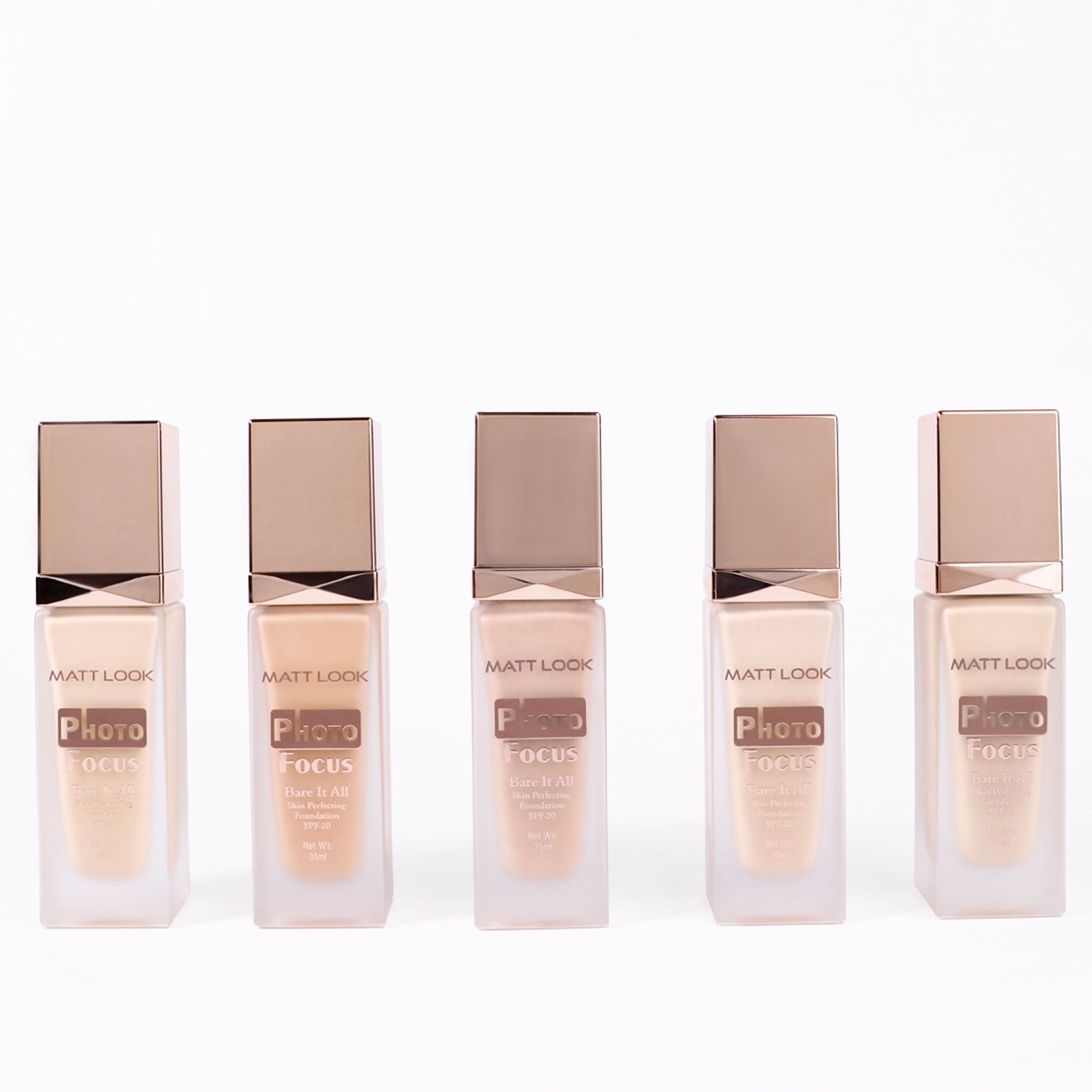 Matt Look Photo Focus Bare It All Skin Perfecting Foundation - Worthy Almond