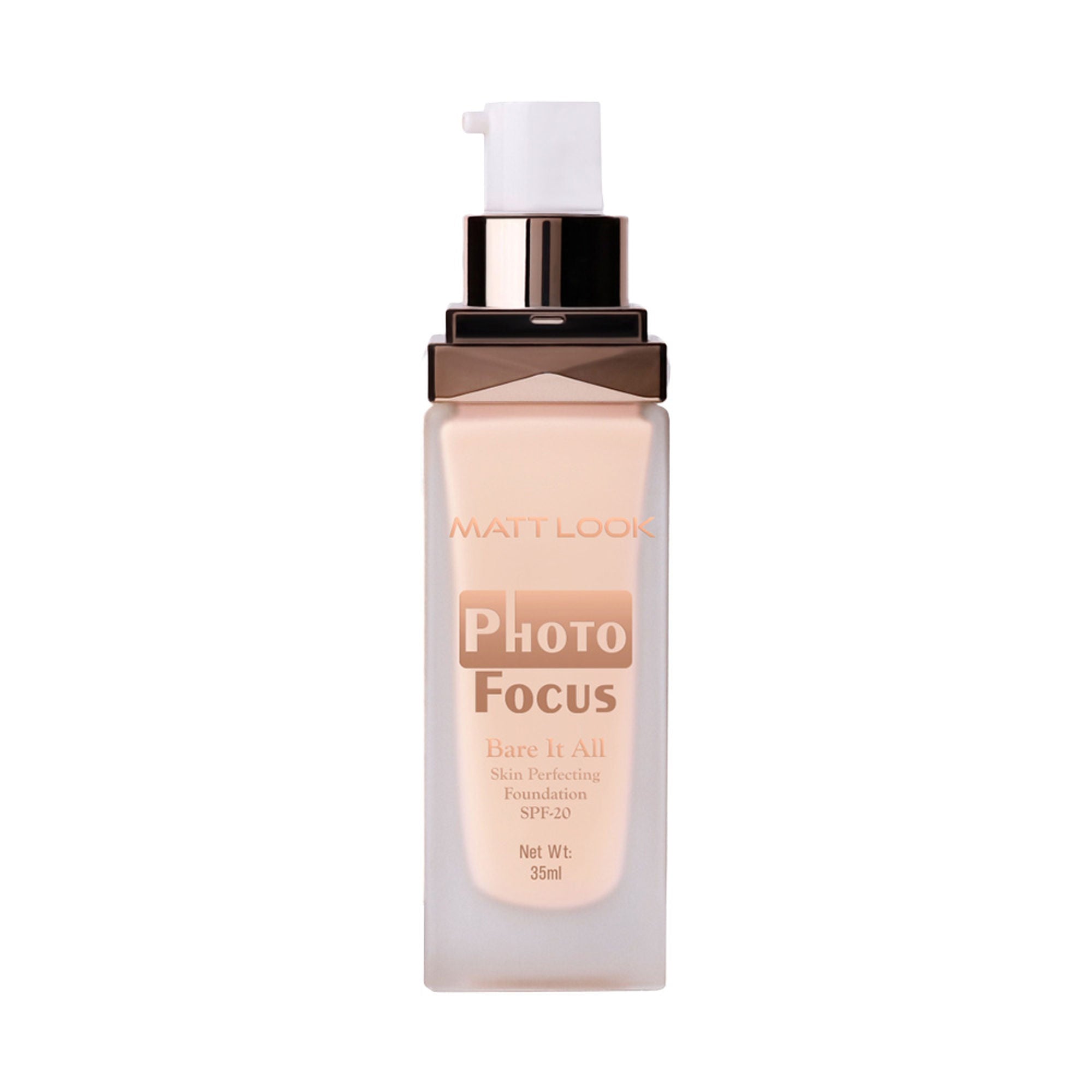 Matt Look Photo Focus Bare It All Skin Perfecting Foundation - Worthy Almond