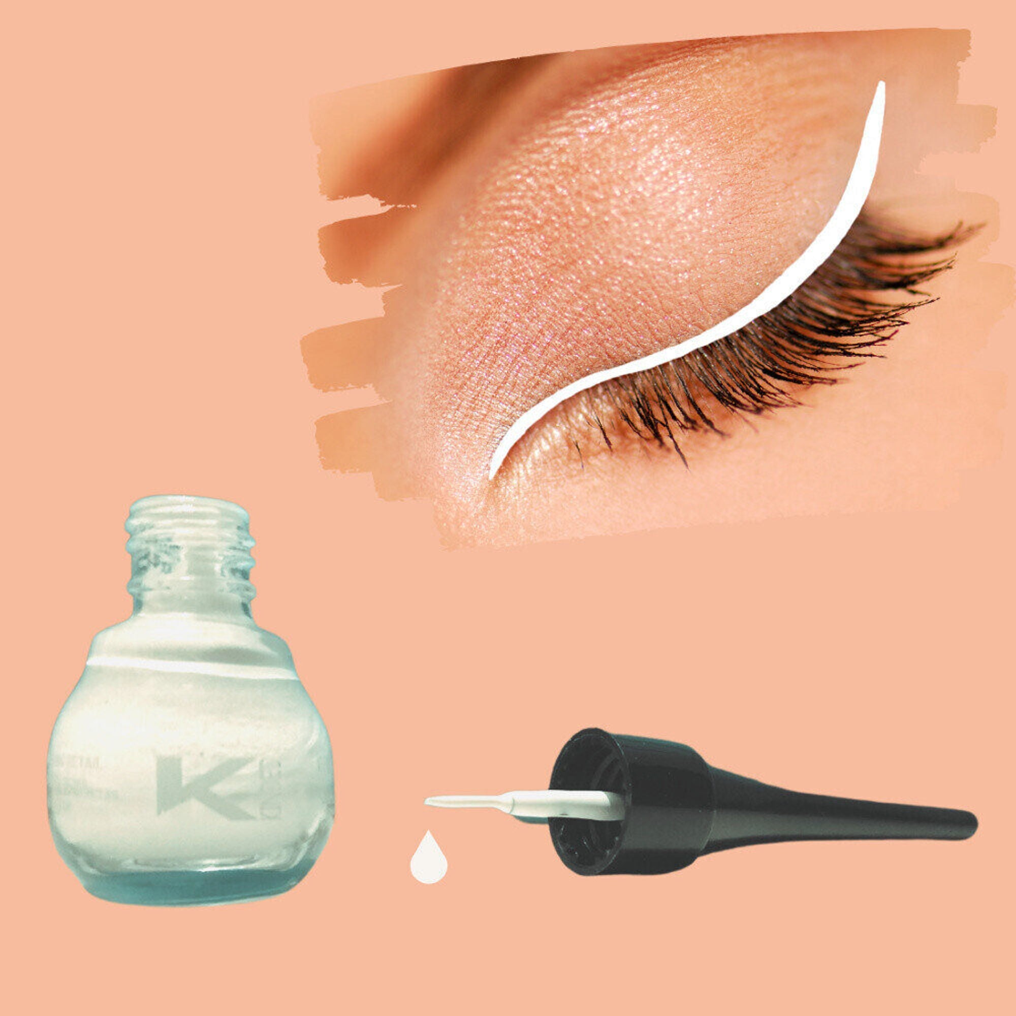 KINDED Liquid Eye Liner - White Pearl