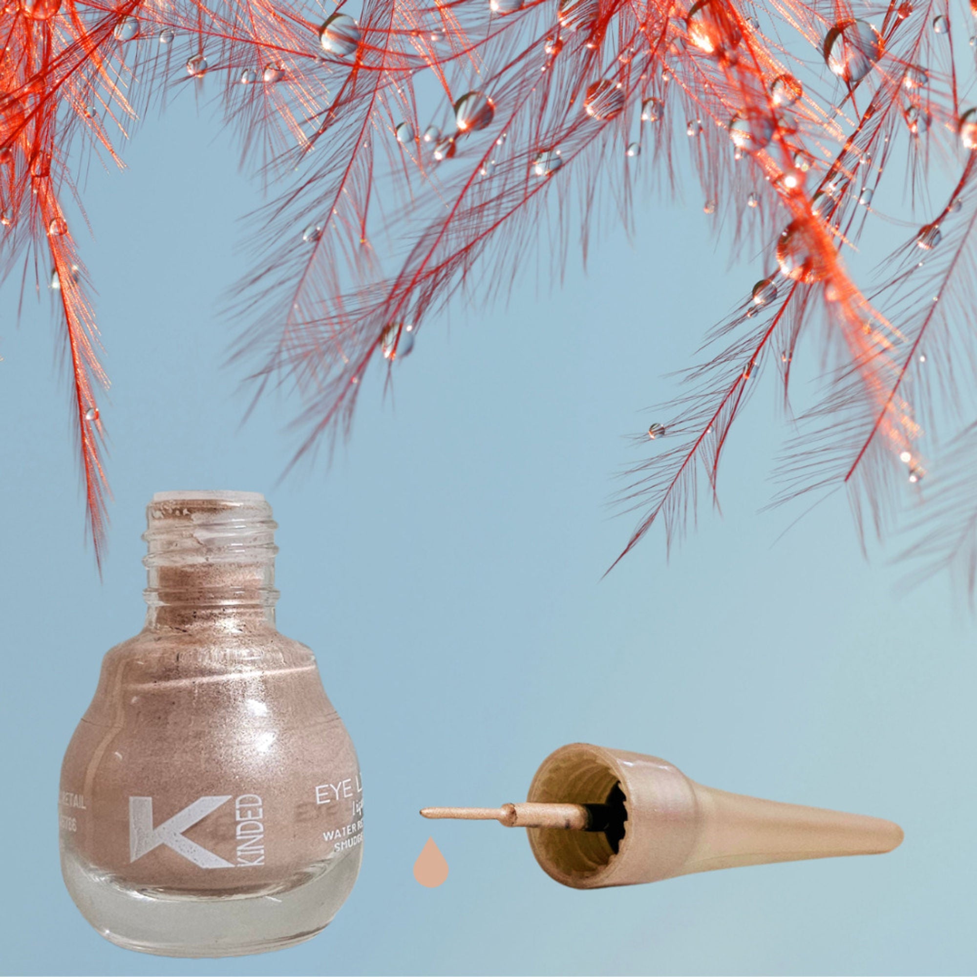 KINDED Liquid Metallic Eye Liner - Pink Pearl