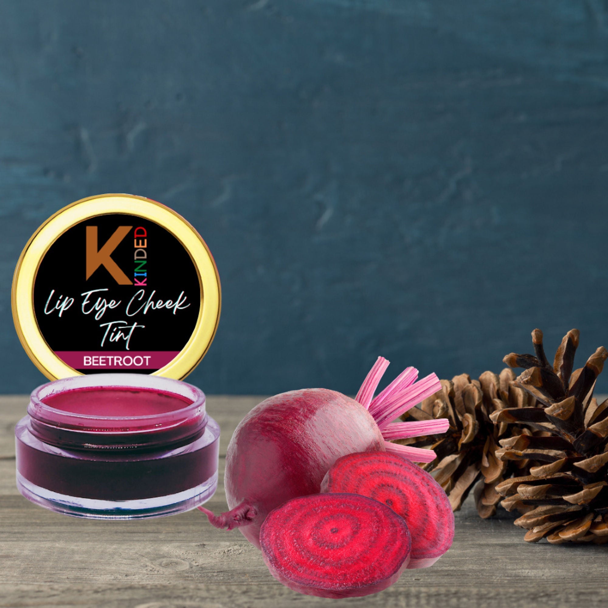 KINDED Lip, Eye and Cheek Tint - Beetroot