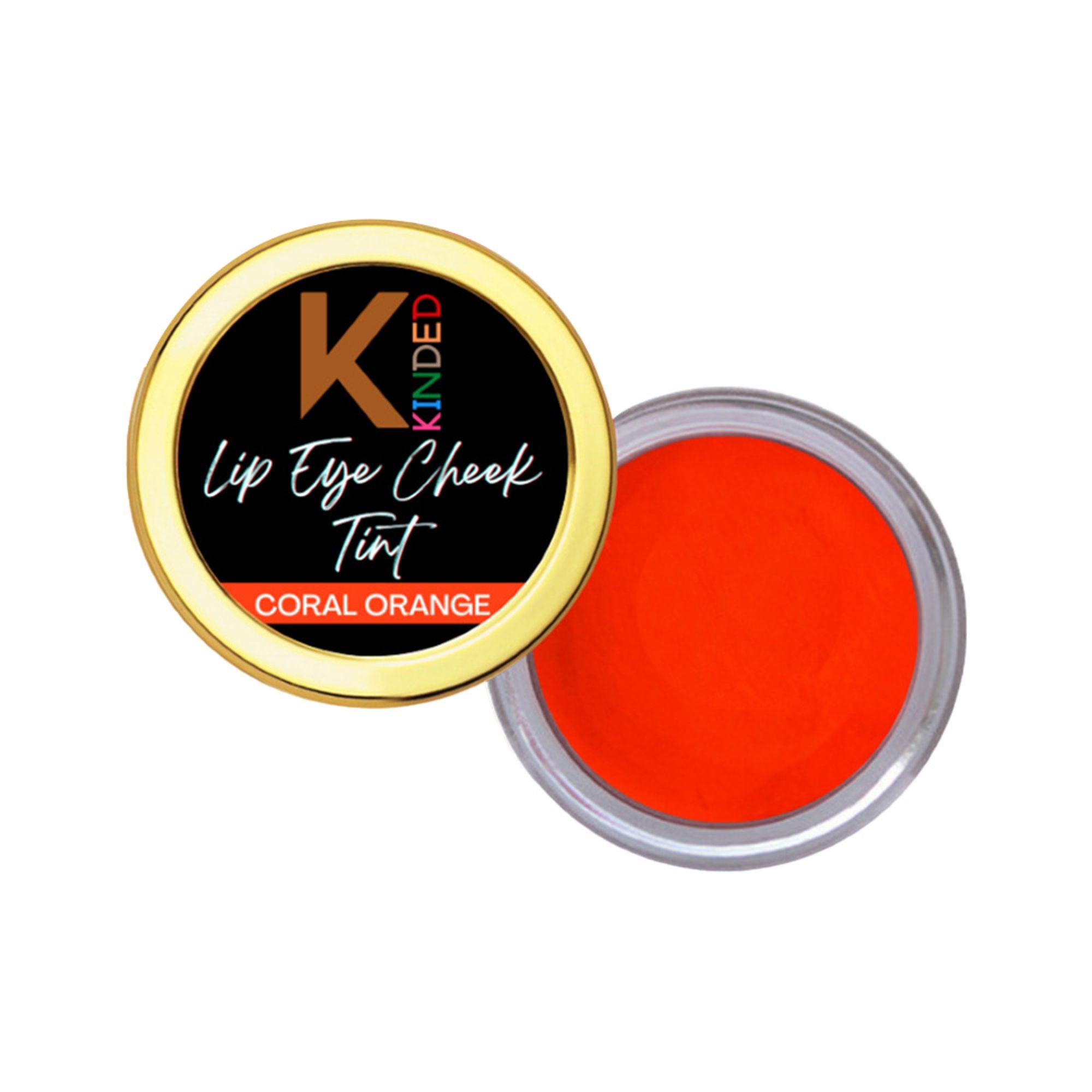 KINDED Lip, Eye and Cheek Tint - Coral Orange