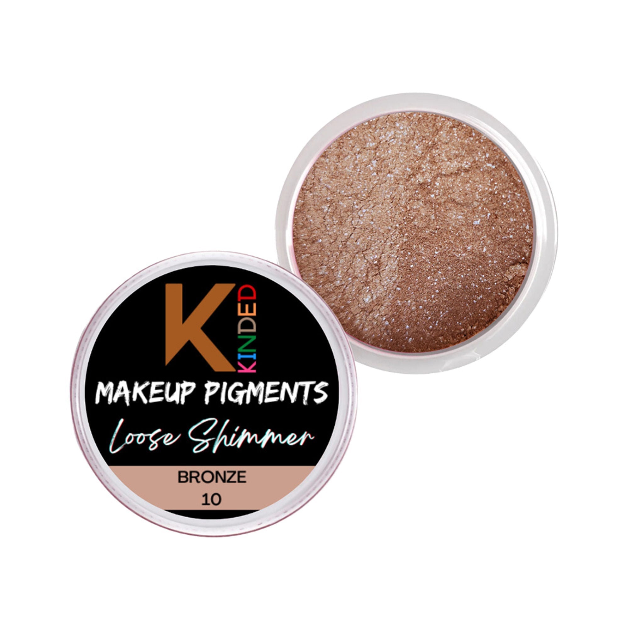 KINDED Loose Shimmer Makeup Foil Pigments Powder - Bronze