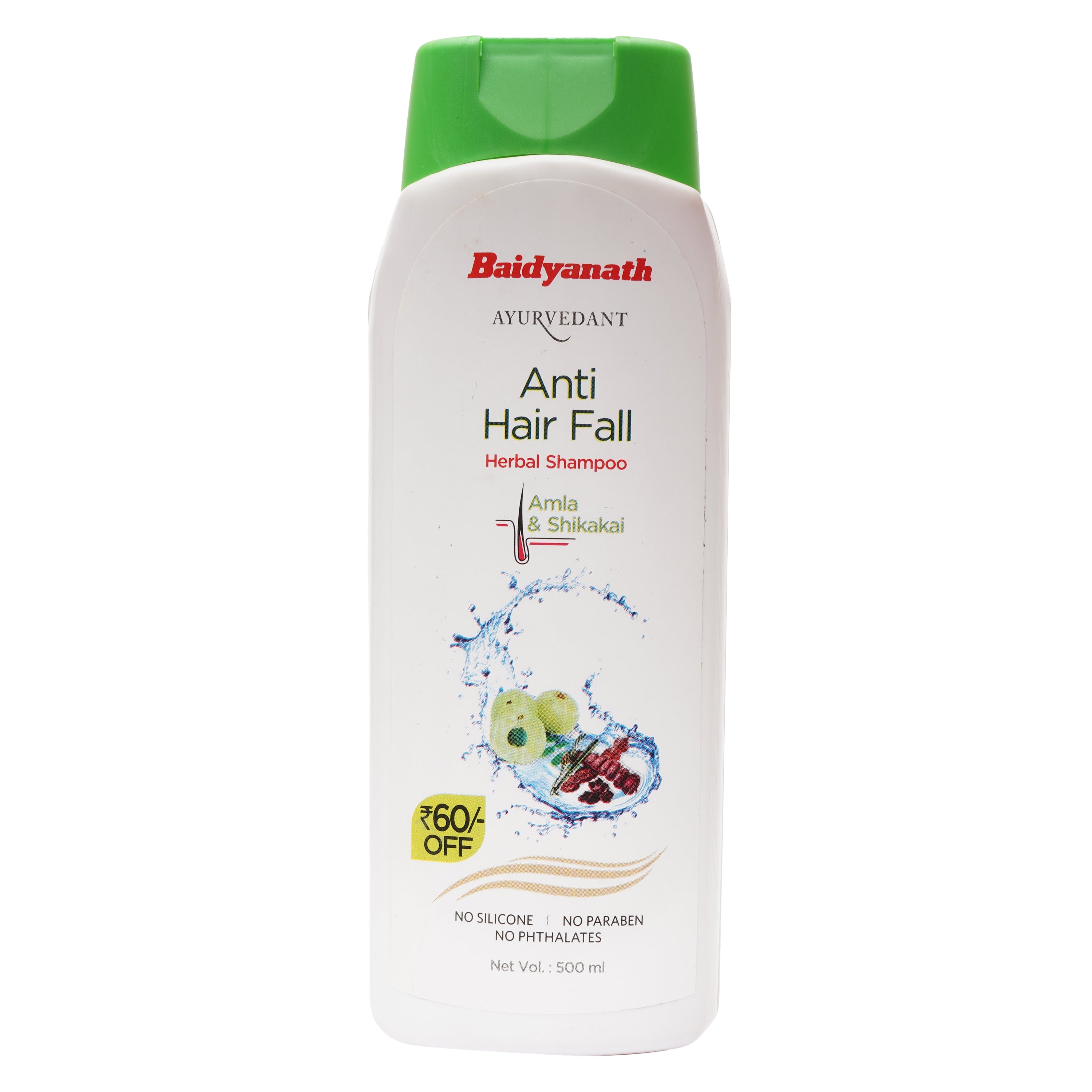Anti Hair Fall Herbal Shampoo Amla & Shikakai - Image 1
