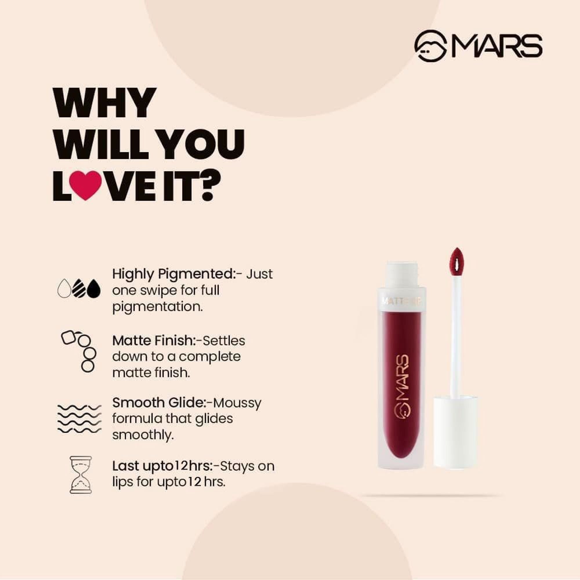 MARS Cosmetics Liquid Lip Color - Outrageous