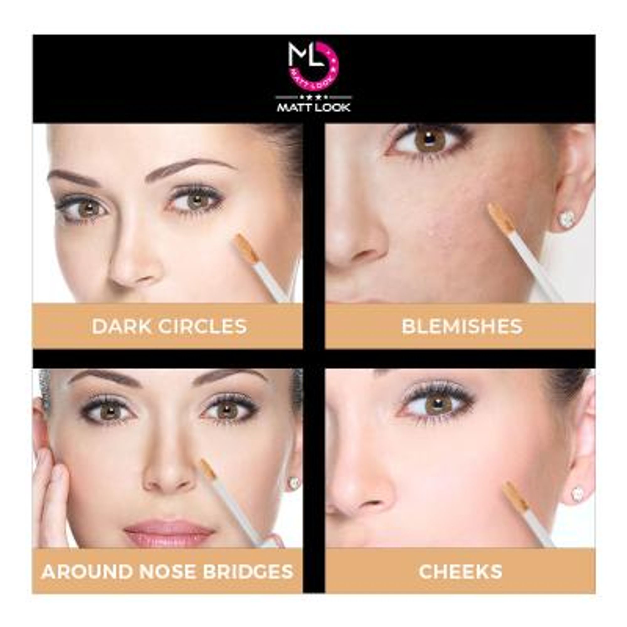 Matt Look Truly Matte Ultimate Cover Concealer - Nude