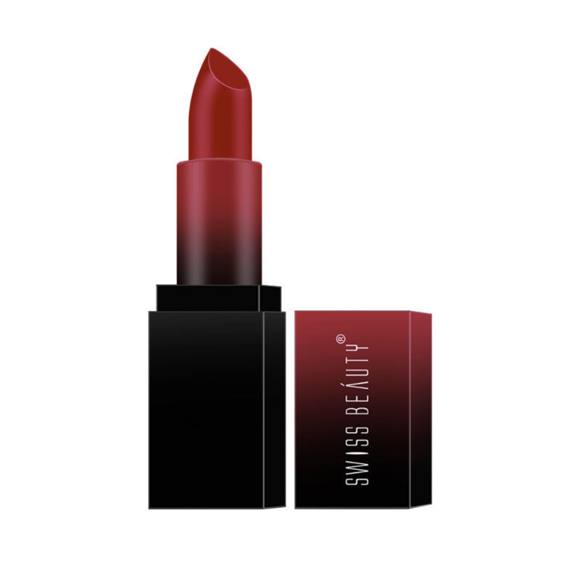 Swiss Beauty HD Matte Lipstick , High Coverage , Lightweight - 14 Pop Red