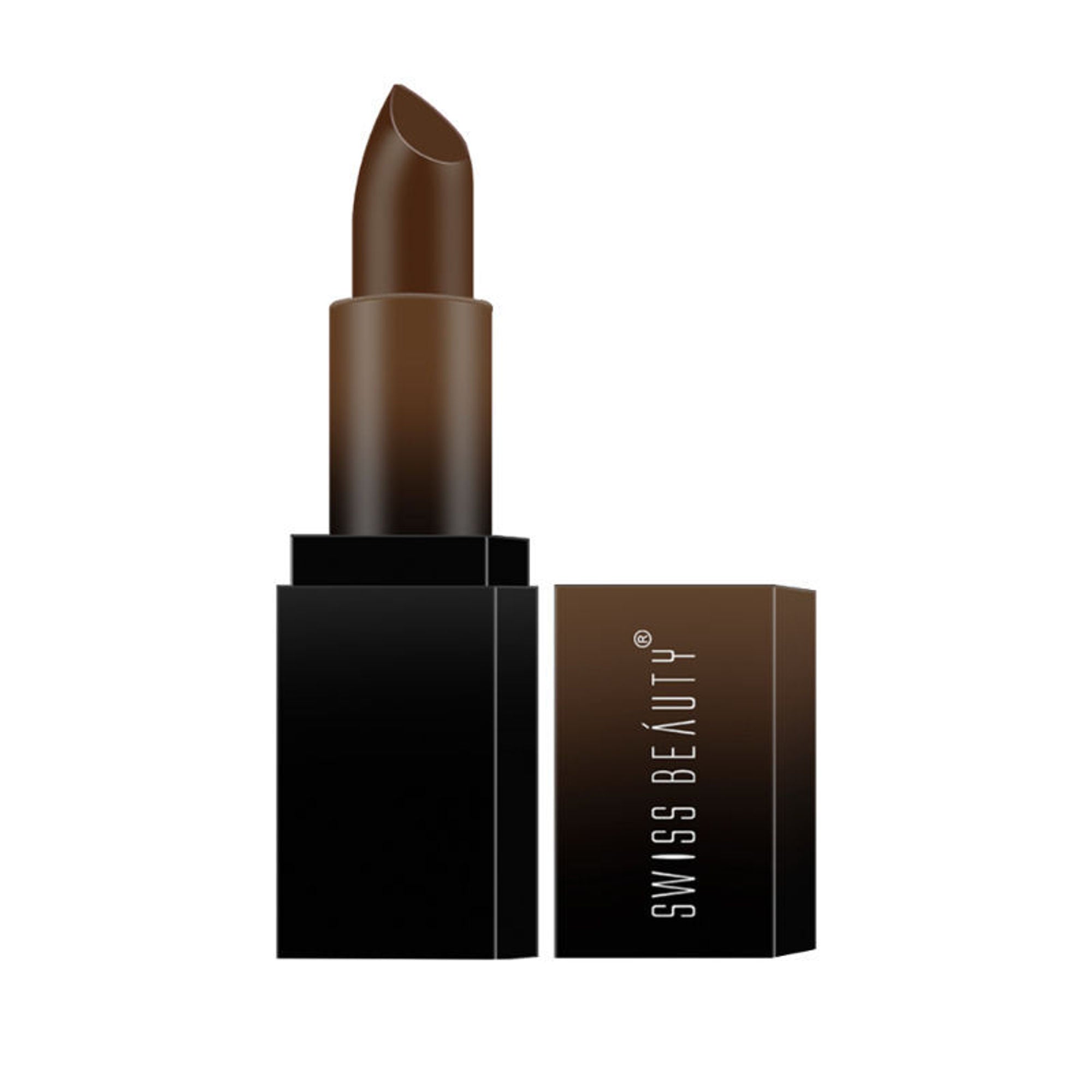 Swiss Beauty HD Matte Lipstick , High Coverage , Lightweight - 18 Coffee