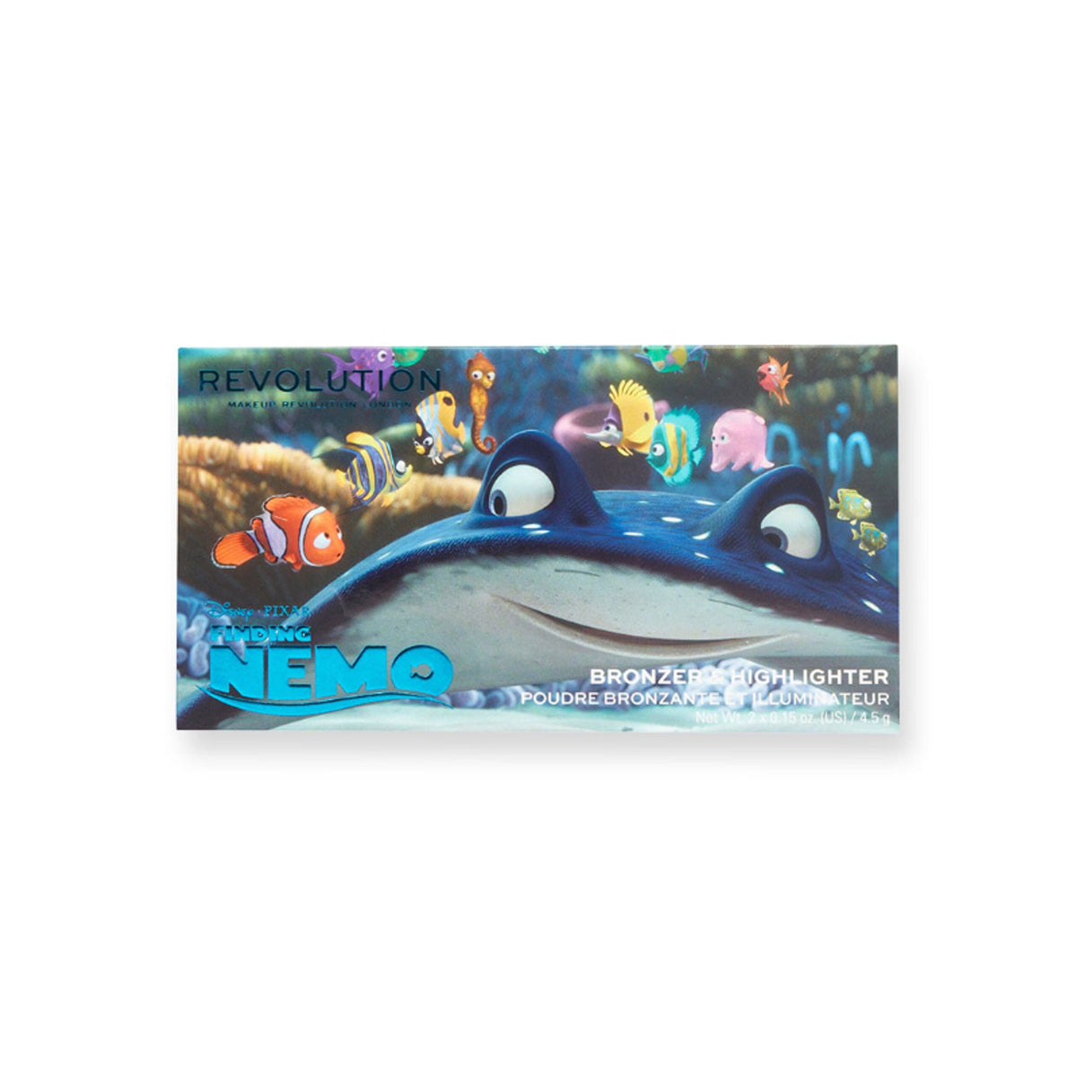 Makeup Revolution Disney Pixar's Finding Nemo X Revolution Bronzer & Highlighter Palette - Wake Up