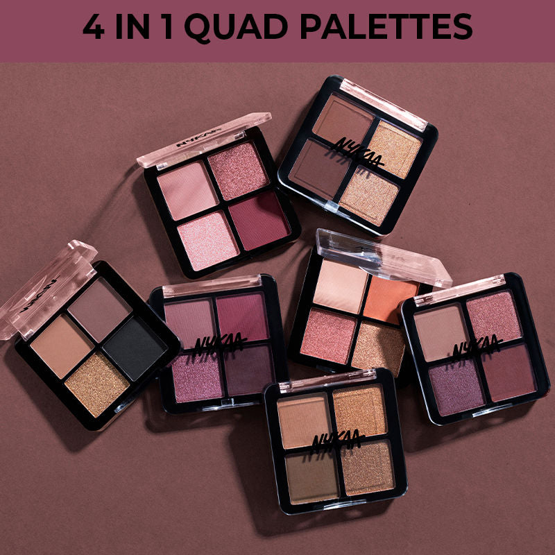Nykaa Cosmetics Eyes On Me! 4 In 1 Quad Eyeshadow Palette
