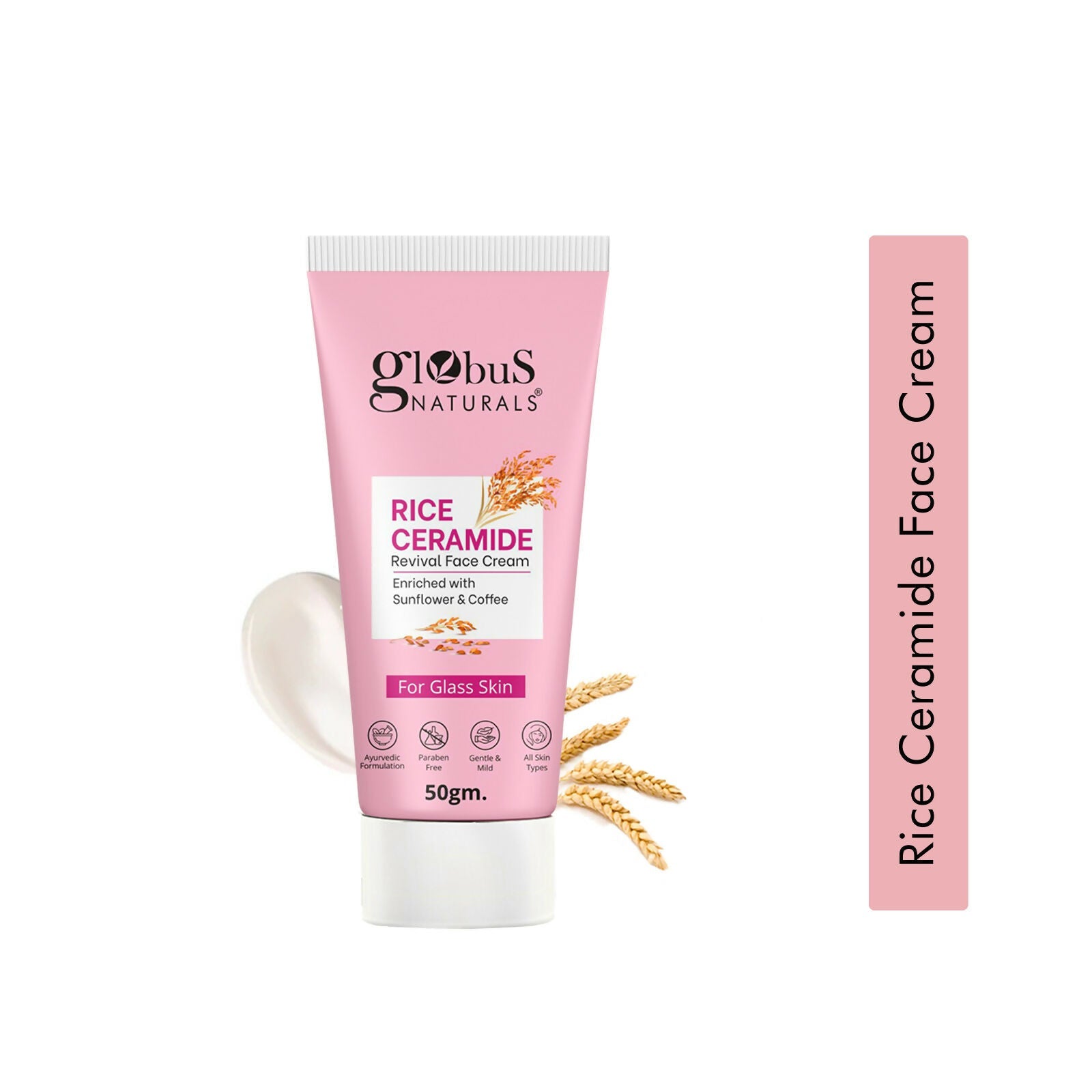 Globus Naturals Rice Ceramide Revival Face Cream